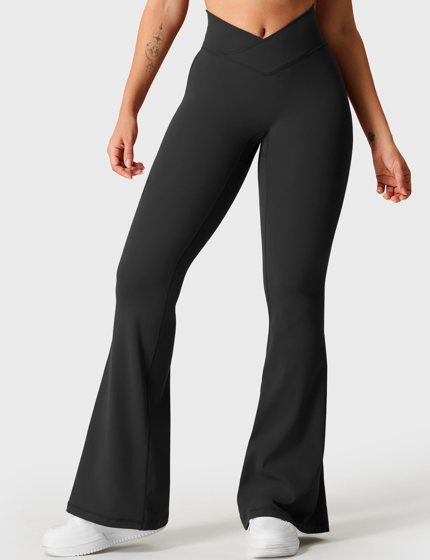 Velouré V-waistband Kalie Flare Leggings