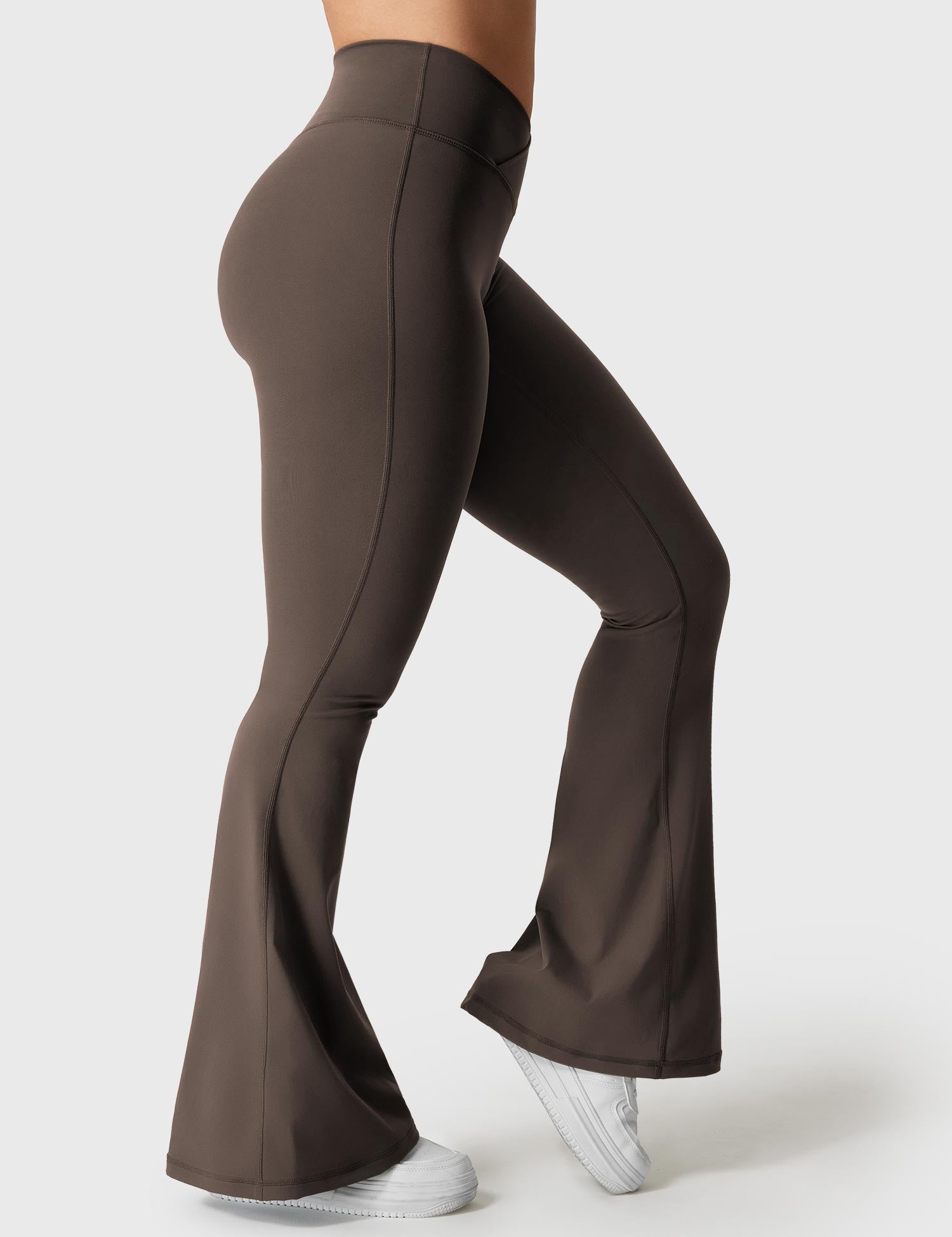 Velouré V-waistband Kalie Flare Leggings