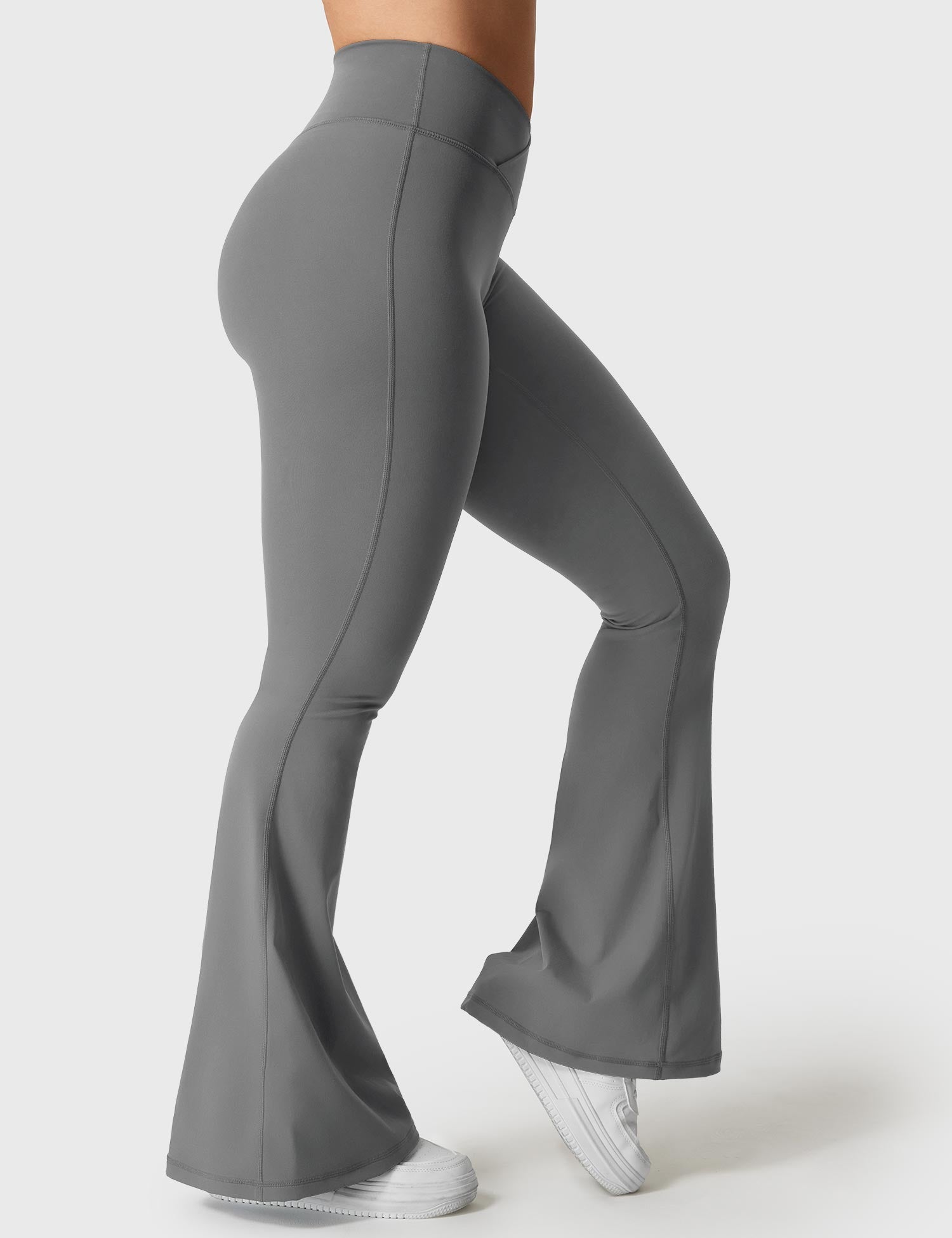 Velouré V-waistband Kalie Flare Leggings