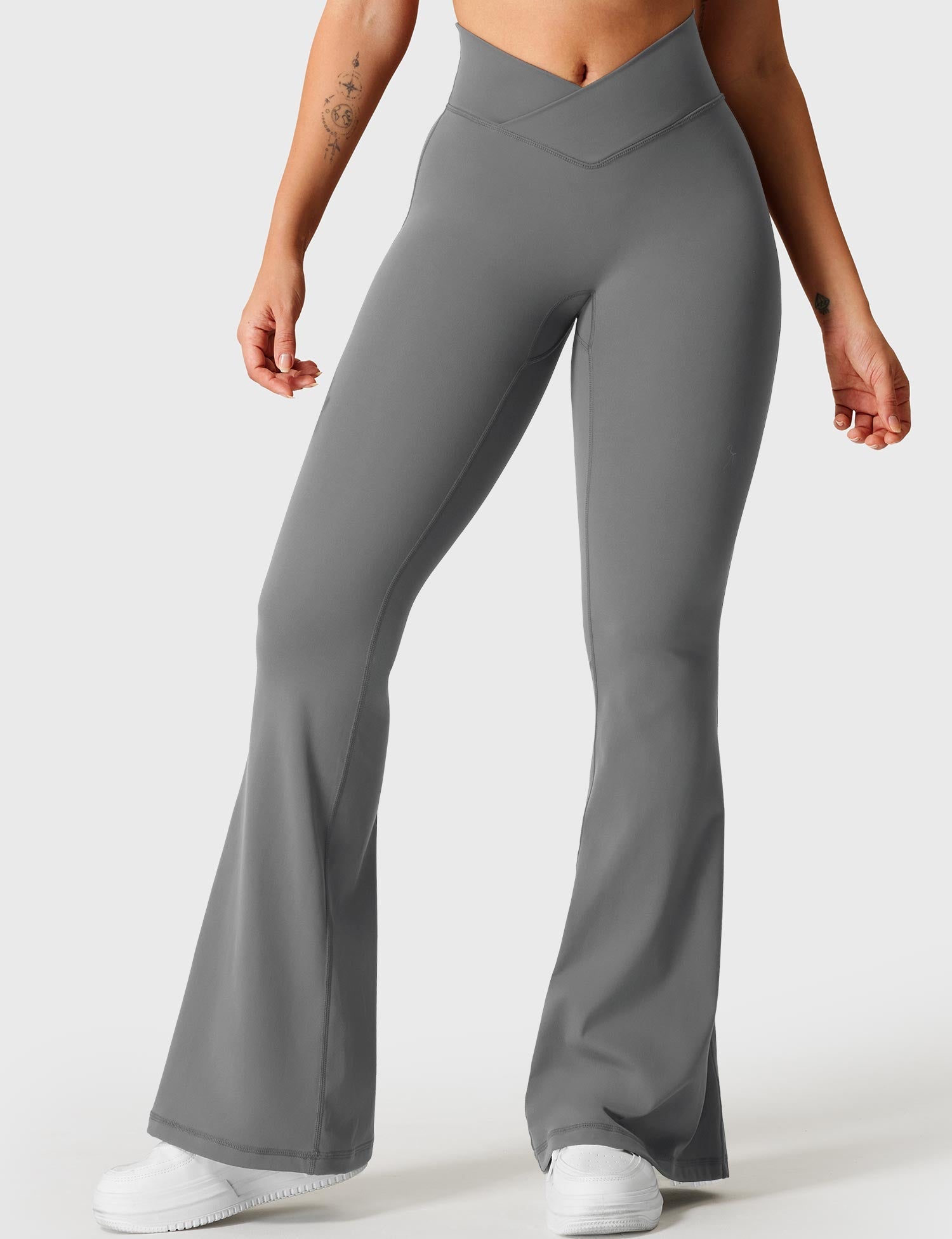 Velouré V-waistband Kalie Flare Leggings