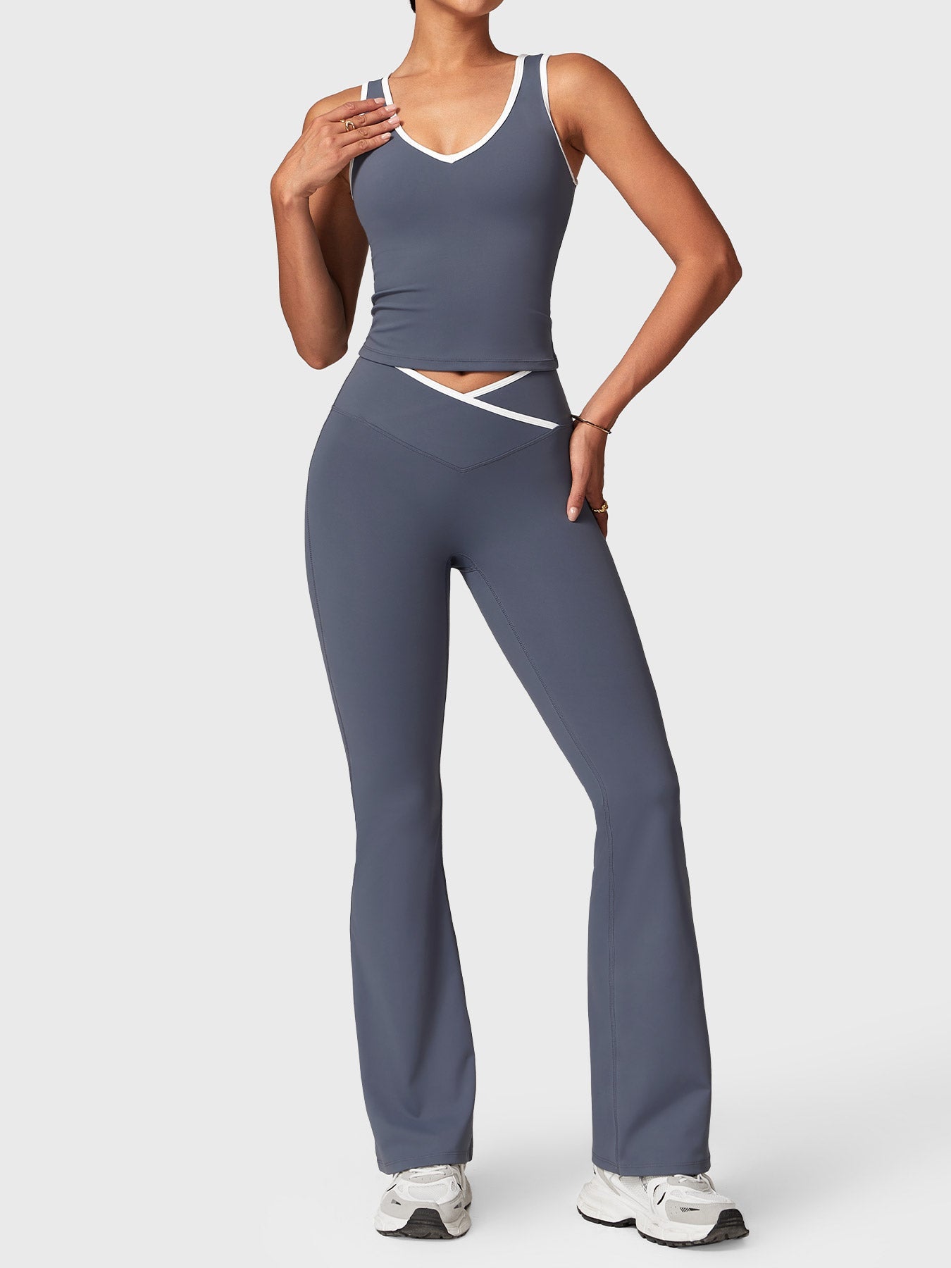 Velouré Alberta Contrast Trim Sports Set