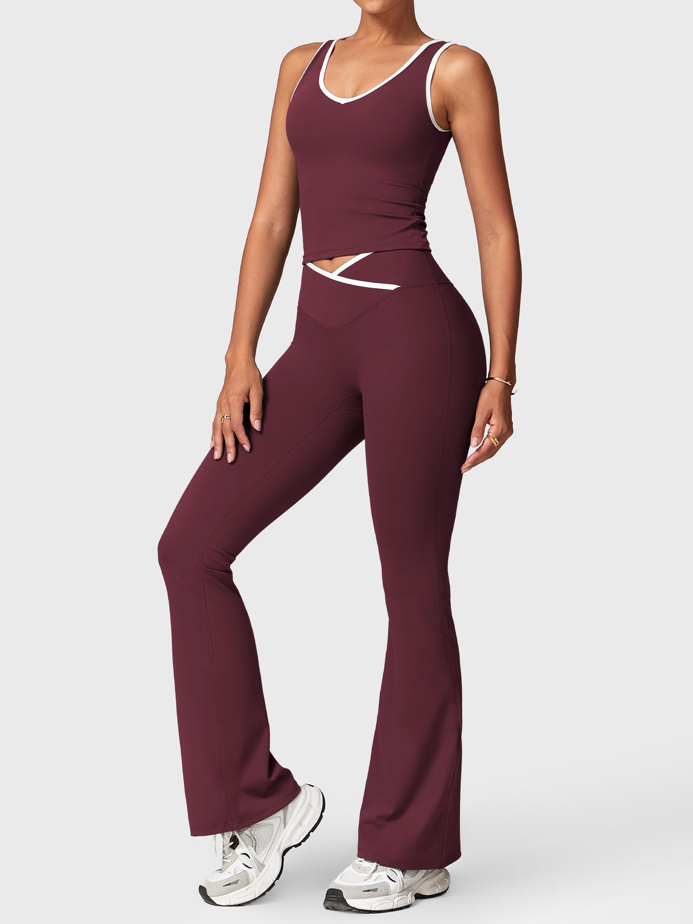 Velouré Alberta Contrast Trim Sports Set