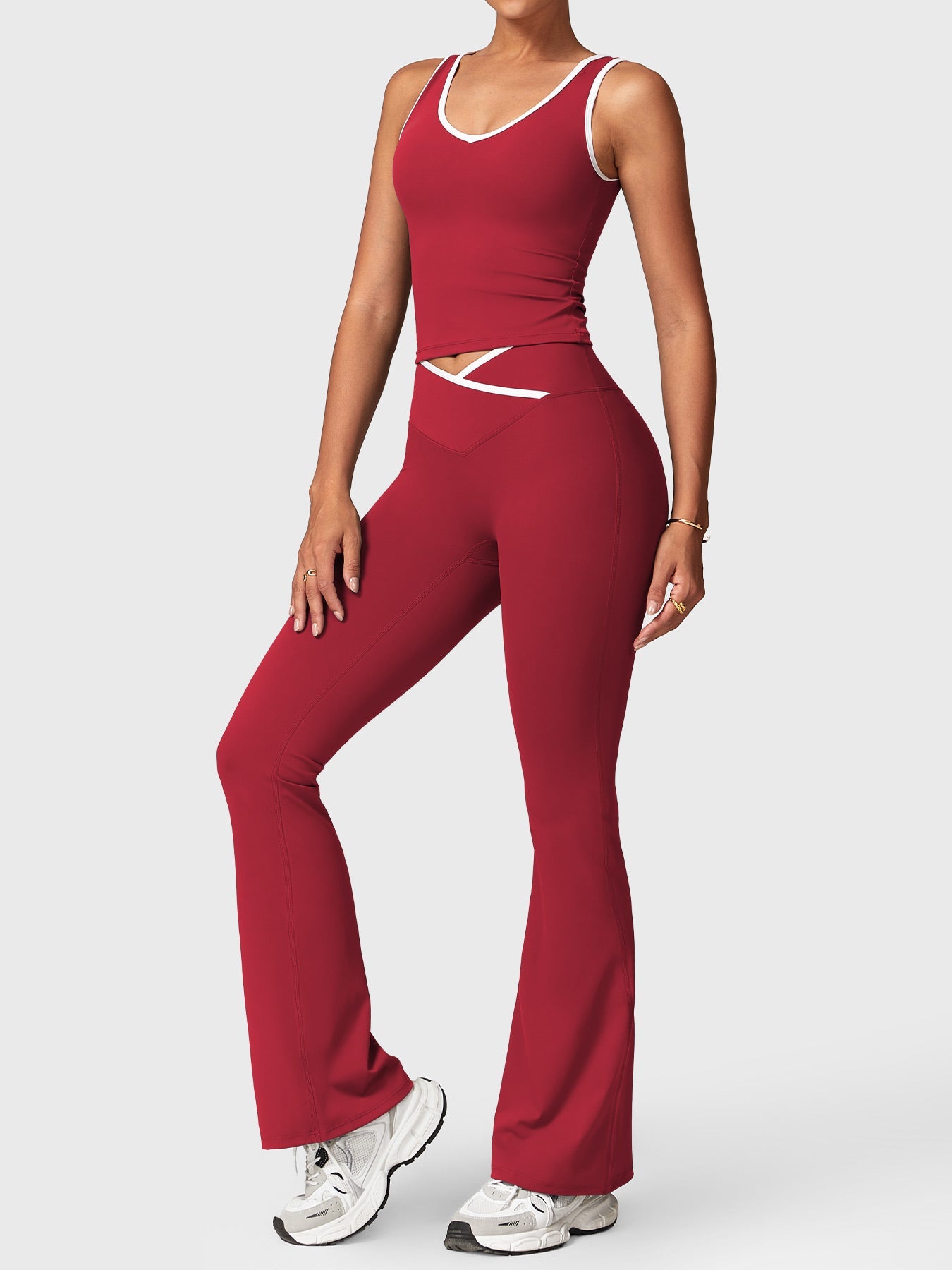 Velouré Alberta Contrast Trim Sports Set