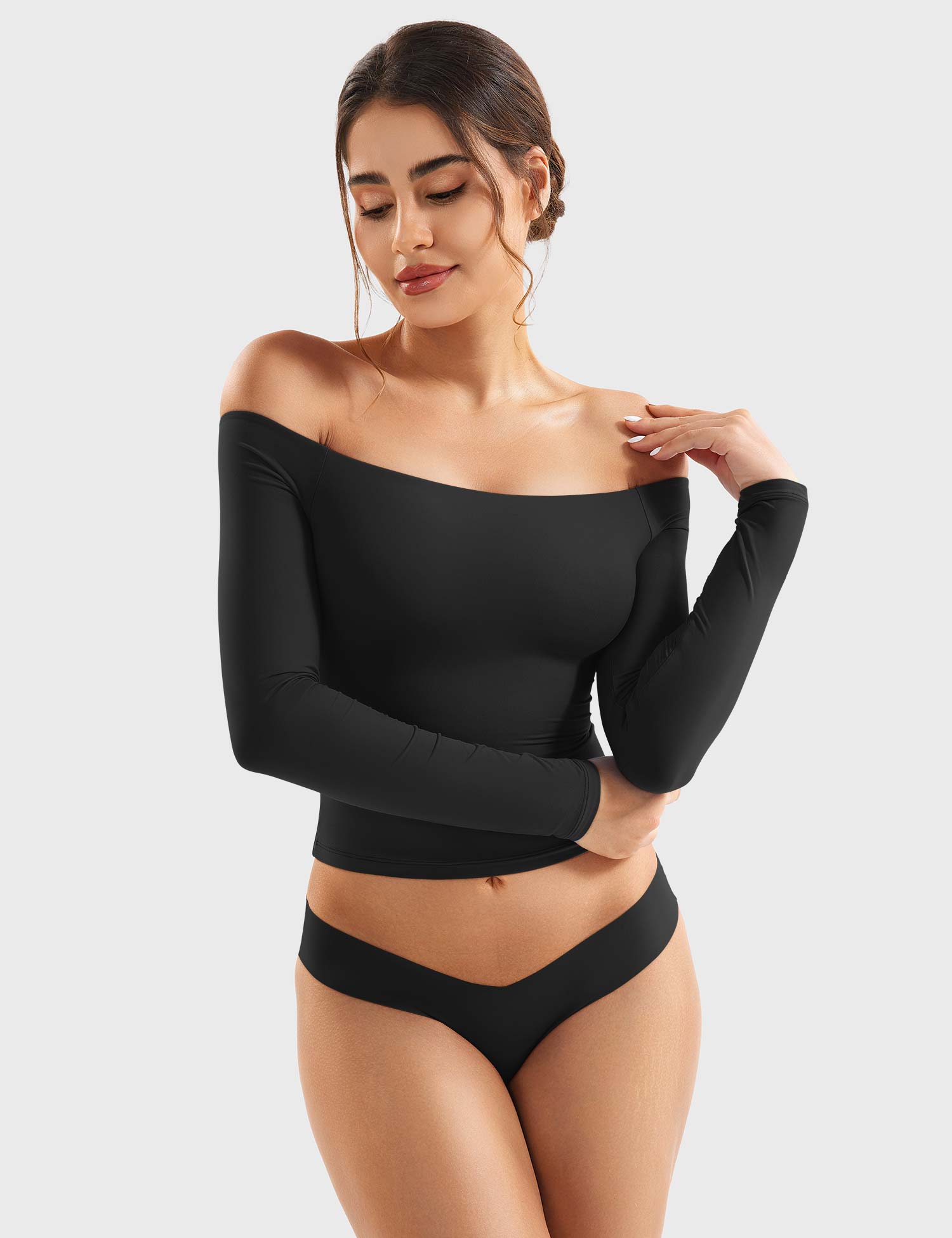 Velouré Luzlie Off Shoulder Top