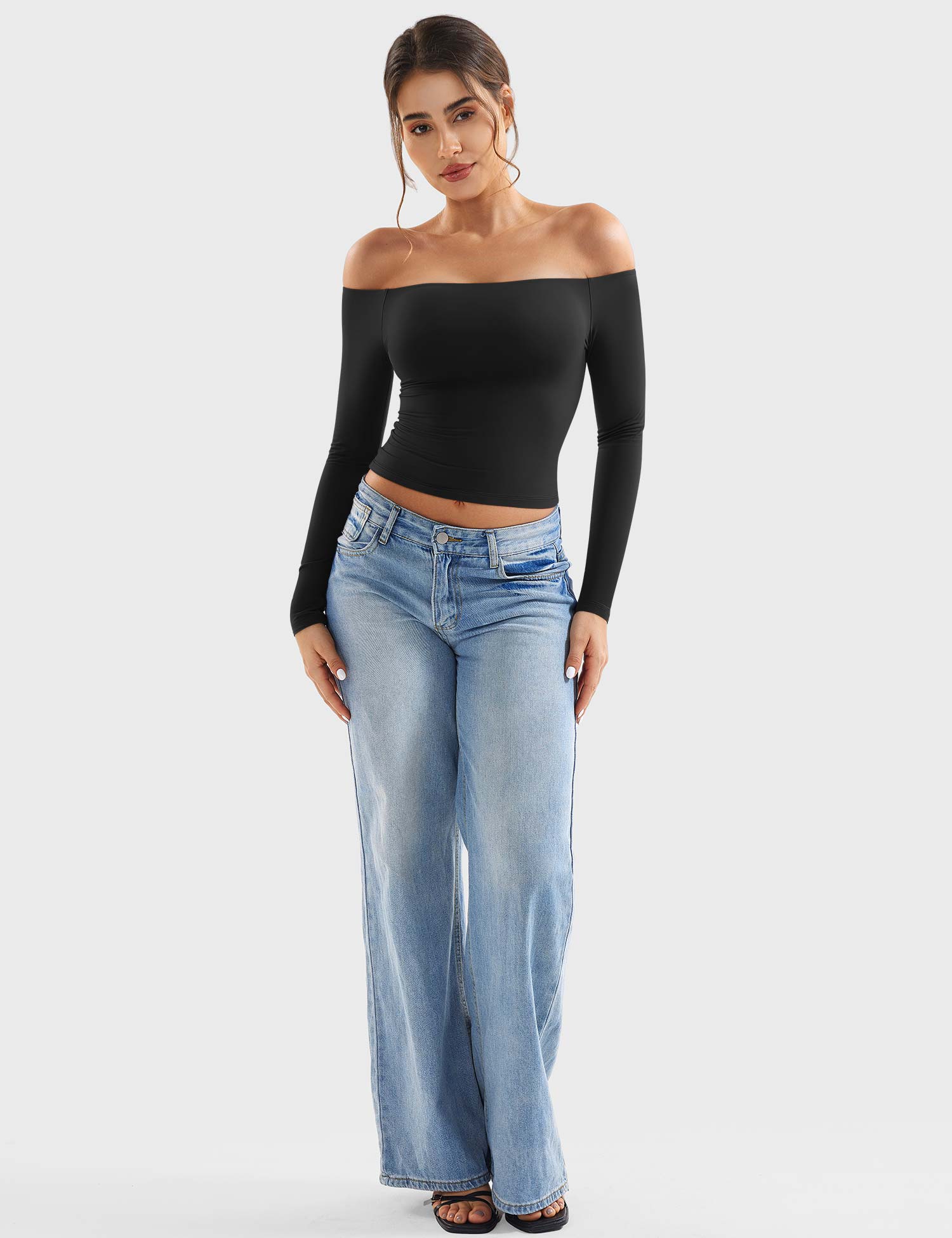 Velouré Luzlie Off Shoulder Top