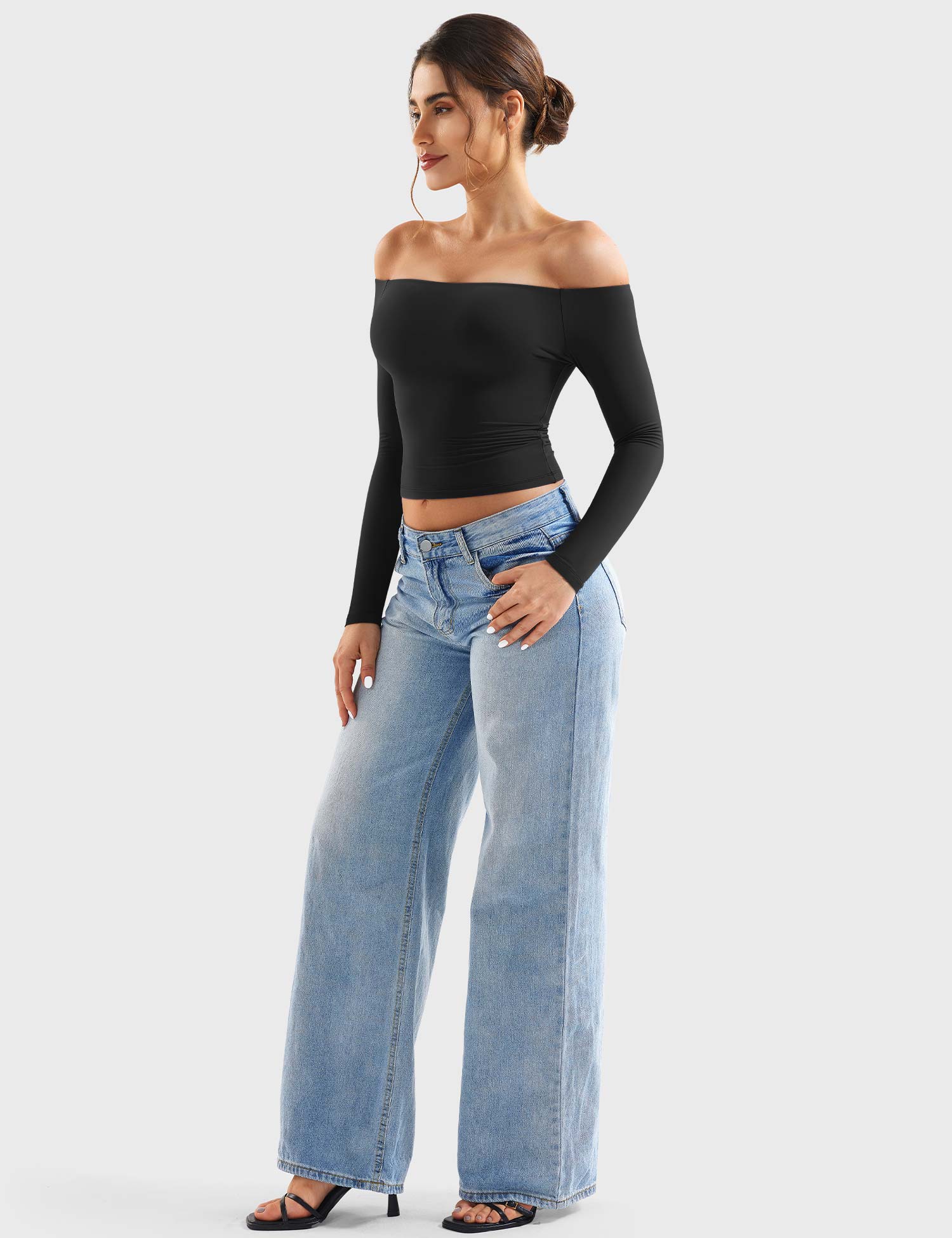 Velouré Luzlie Off Shoulder Top