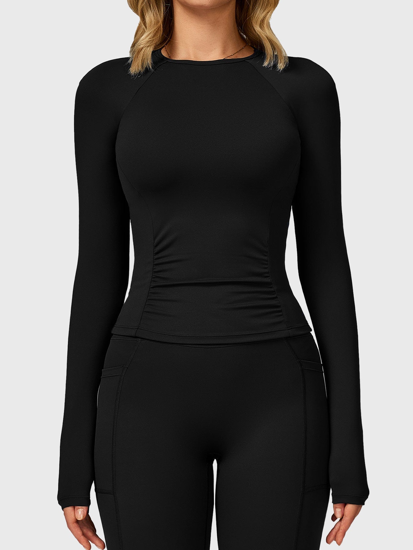 Velouré Lesley Sculpted Long Sleeves Top