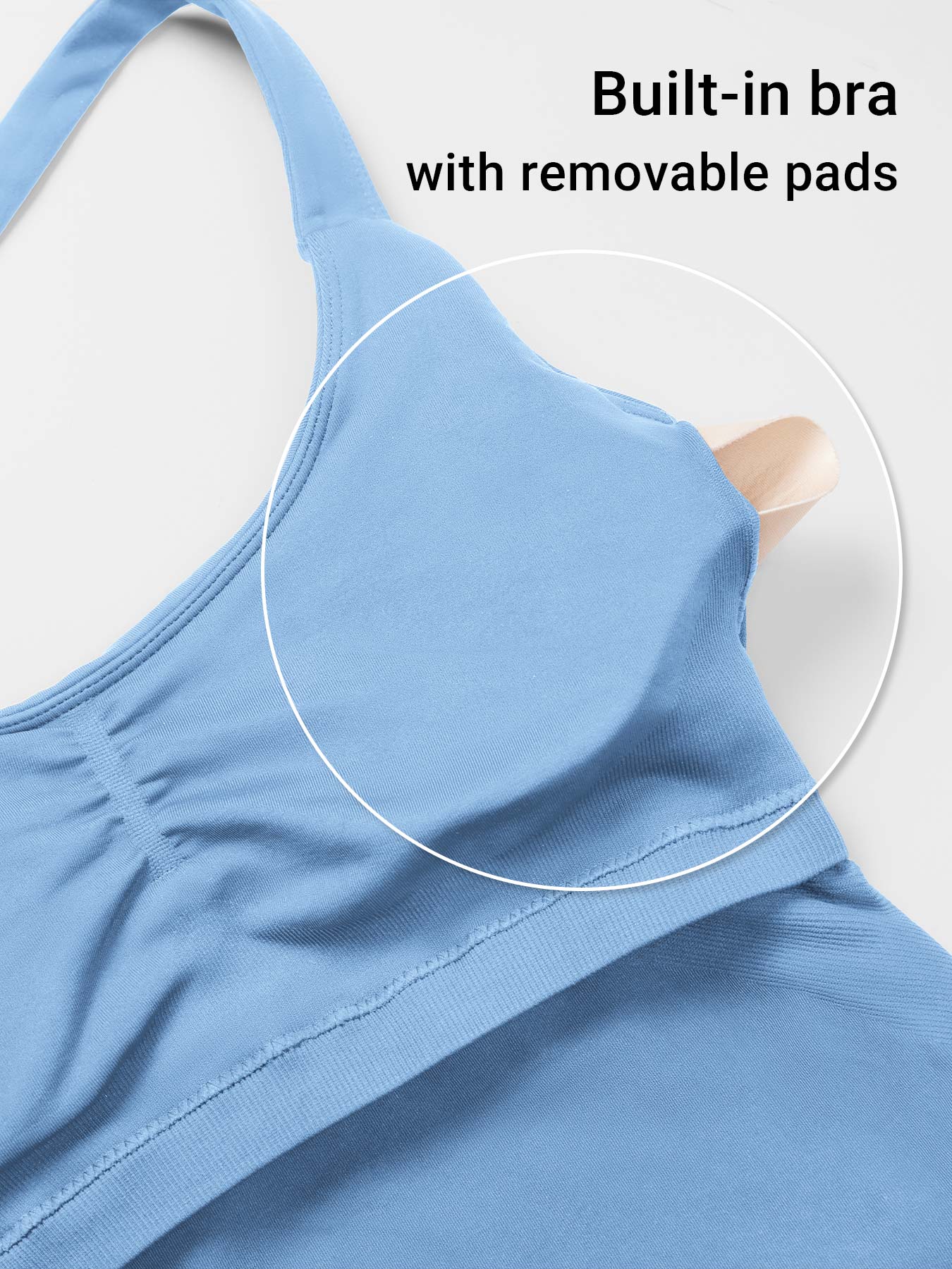 Velouré Flesil SoftHue Halter Tank