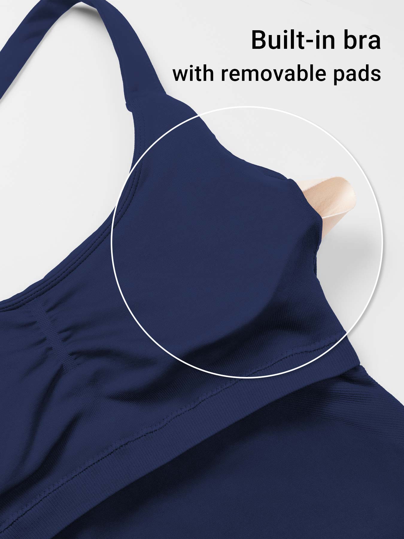 Velouré Flesil SoftHue Halter Tank