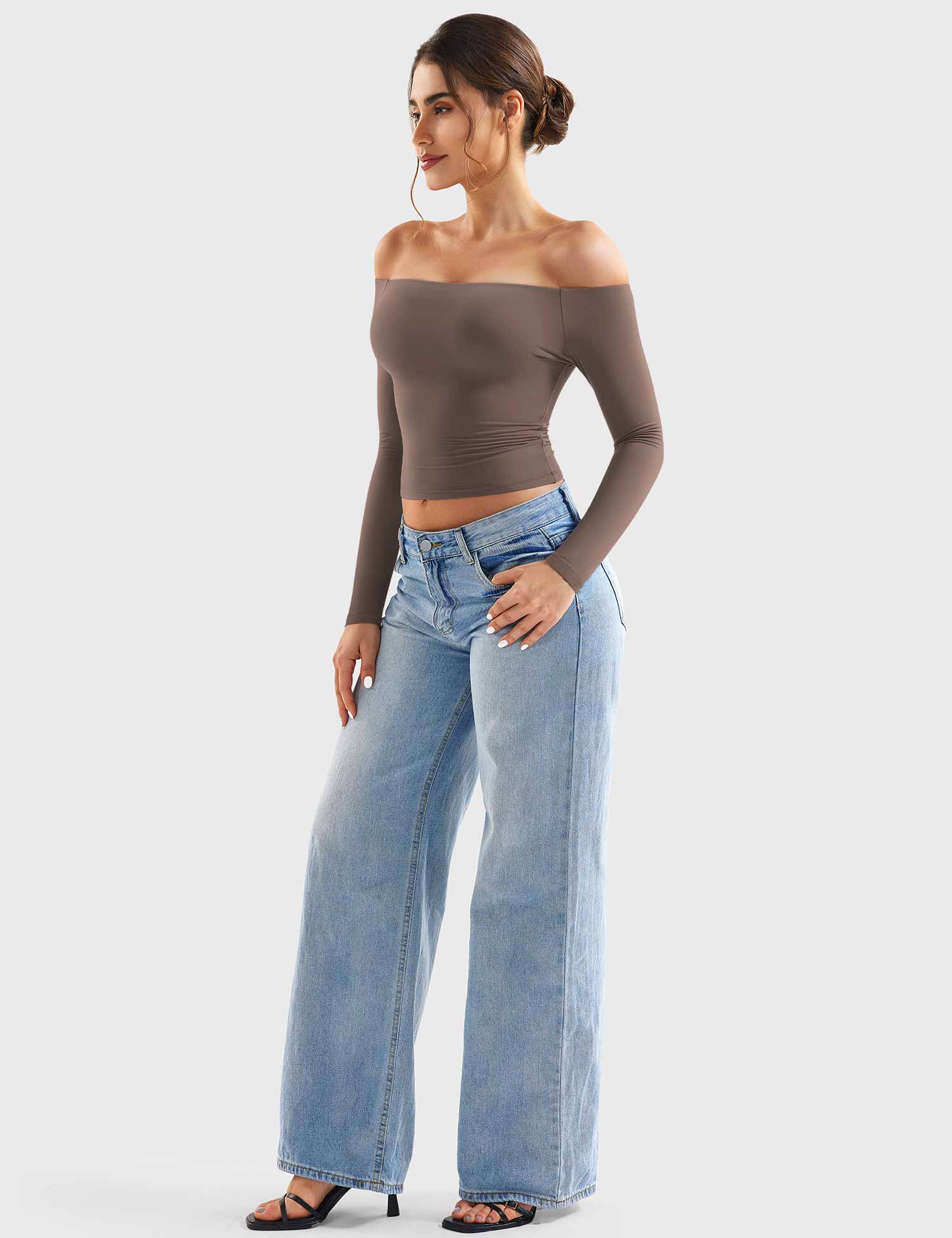 Velouré Luzlie Off Shoulder Top