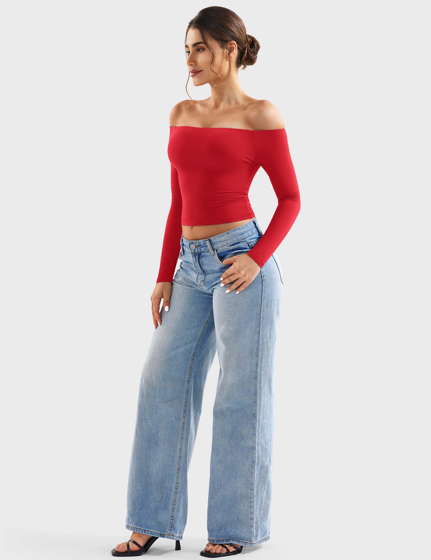 Velouré Luzlie Off Shoulder Top
