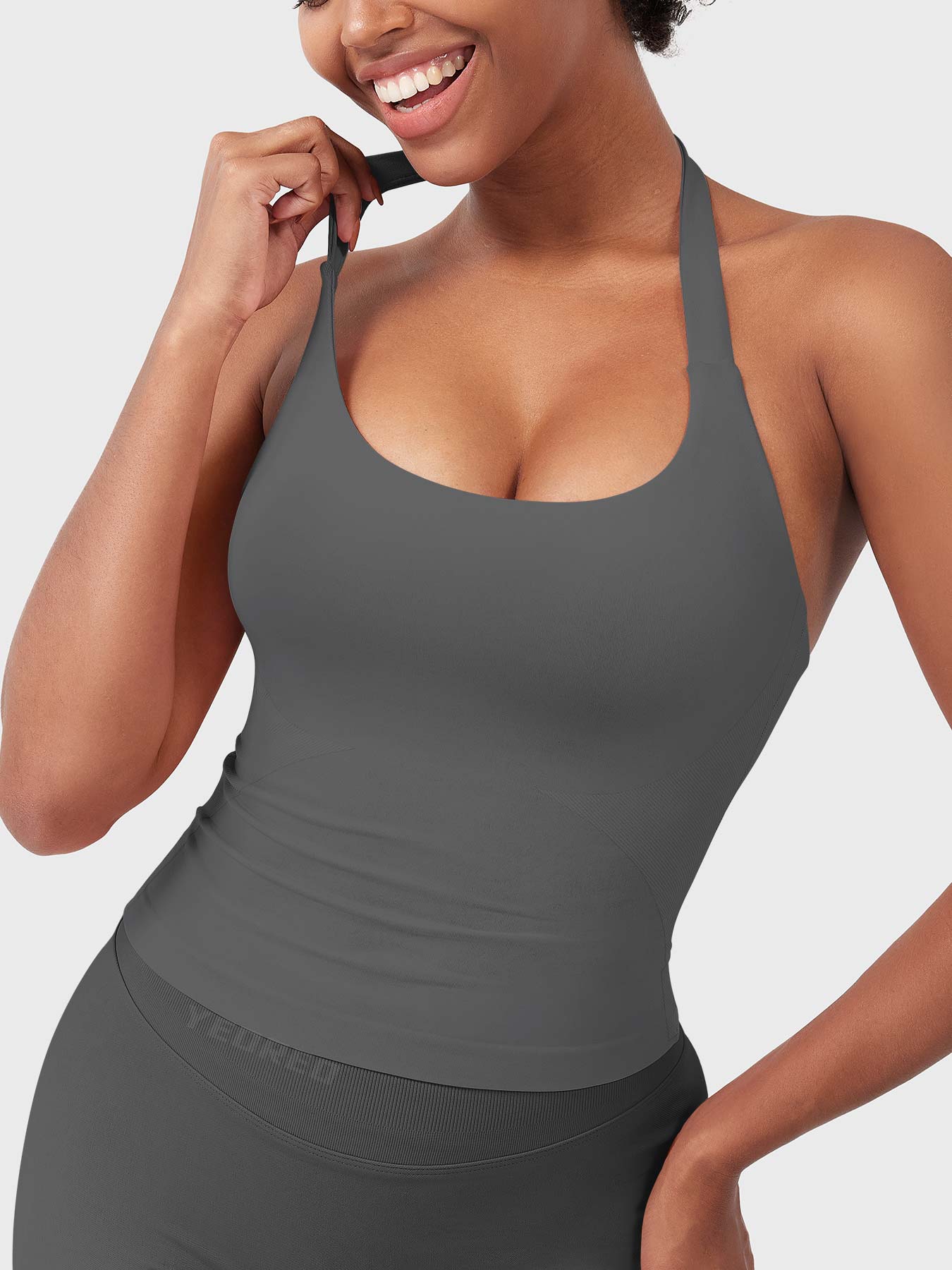 Velouré Flesil SoftHue Halter Tank