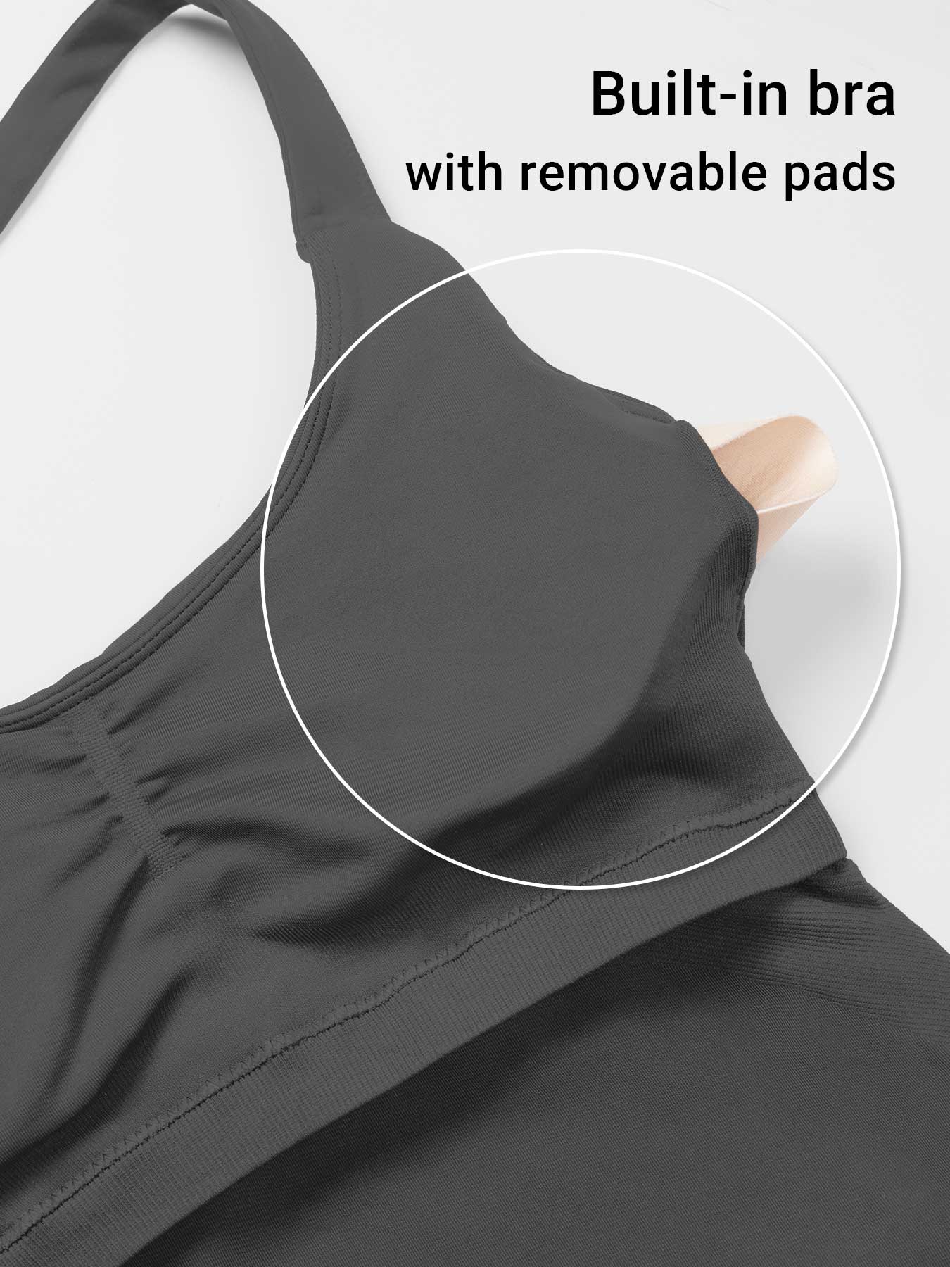Velouré Flesil SoftHue Halter Tank