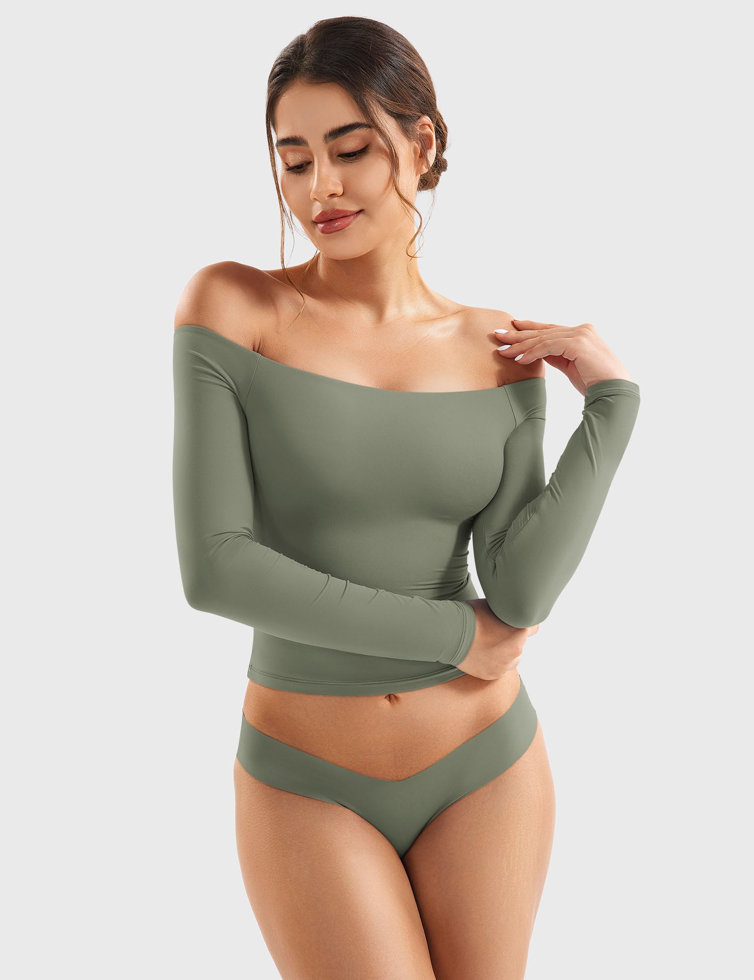 Velouré Luzlie Off Shoulder Top