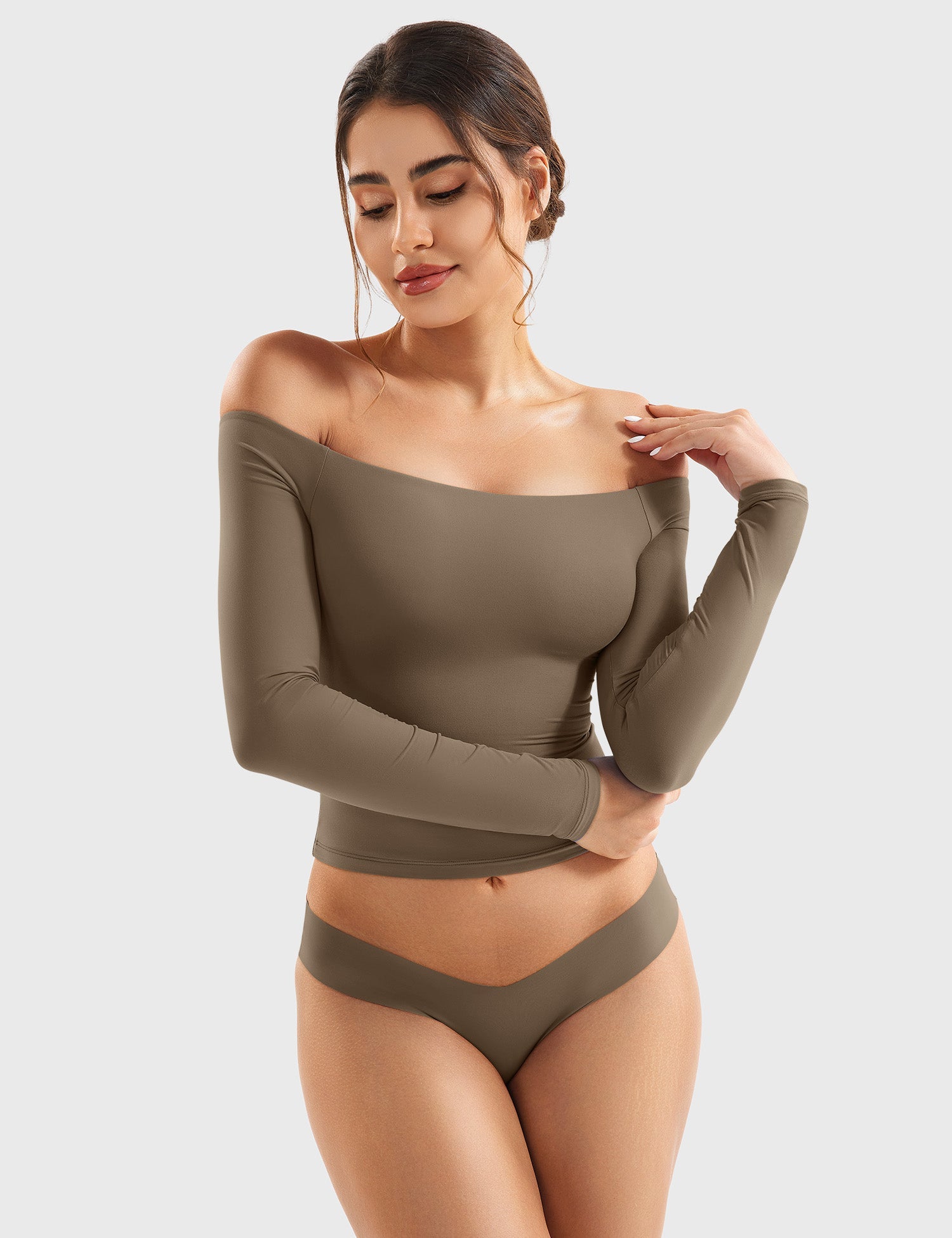 Velouré Luzlie Off Shoulder Top