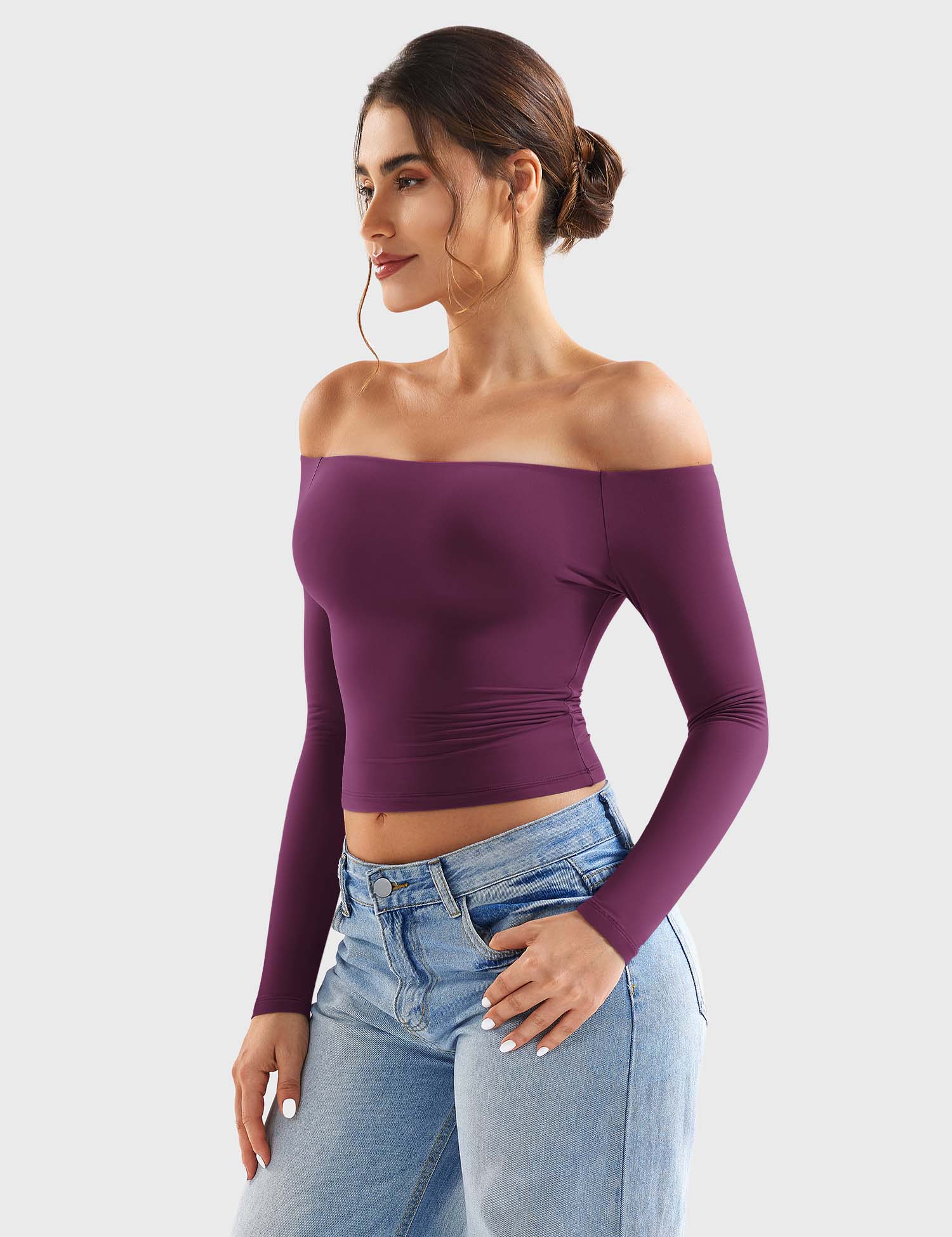 Velouré Luzlie Off Shoulder Top