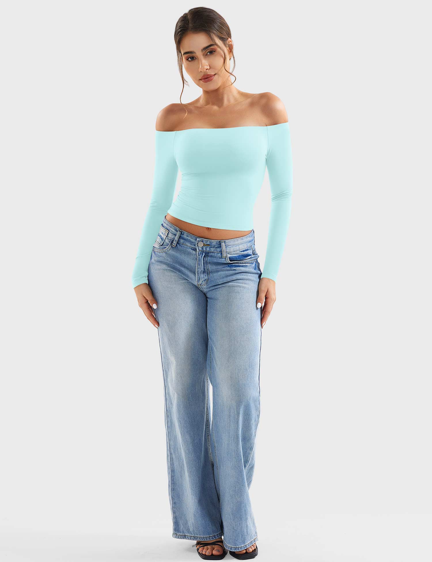 Velouré Luzlie Off Shoulder Top