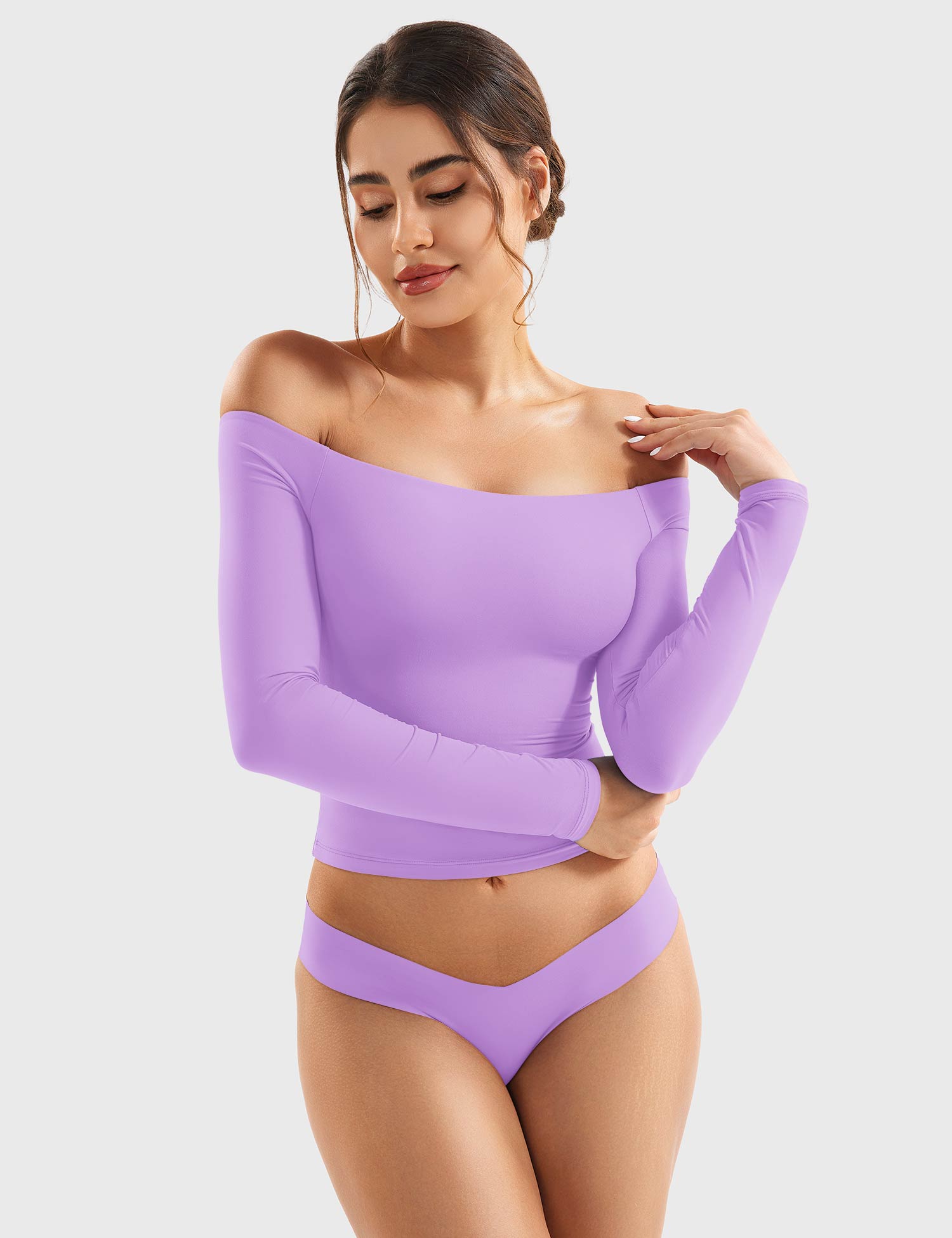 Velouré Luzlie Off Shoulder Top