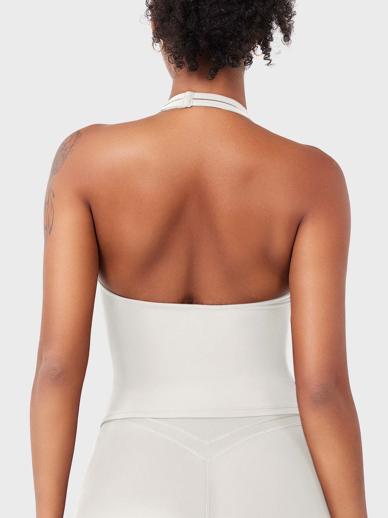 Velouré Elevine V Neck Halter Tank