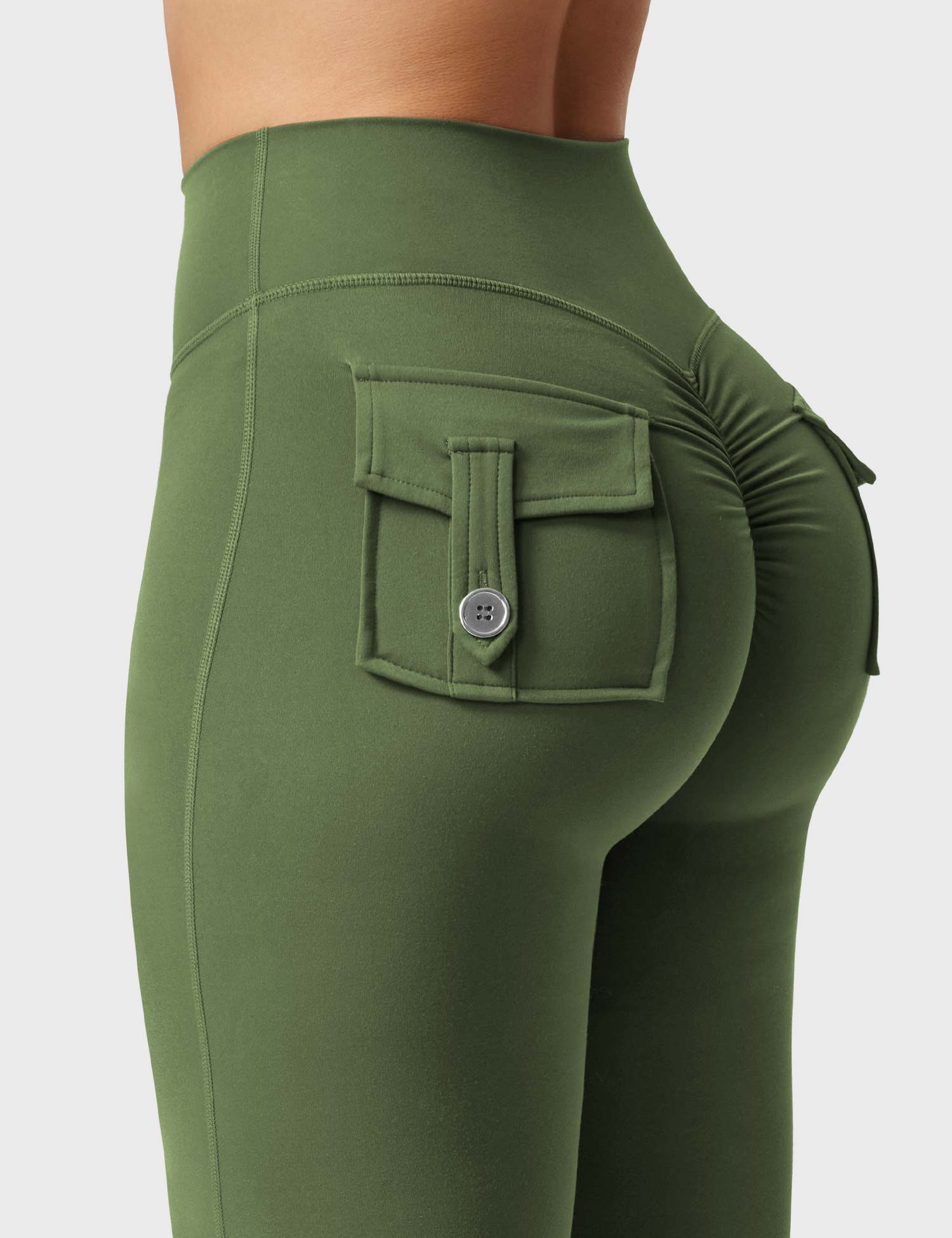 Velouré Brittany Flared Leggings with Pockets