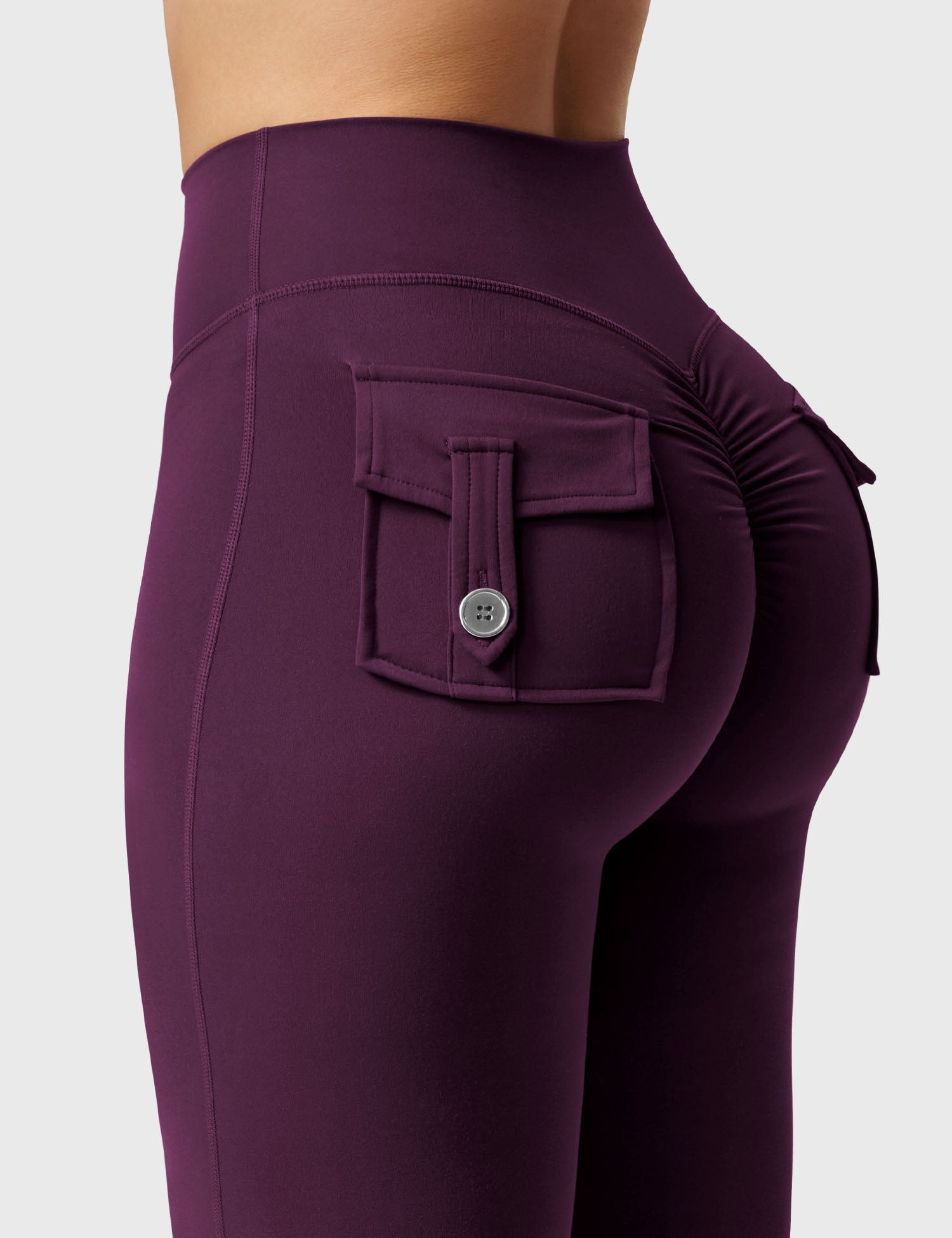 Velouré Brittany Flared Leggings with Pockets