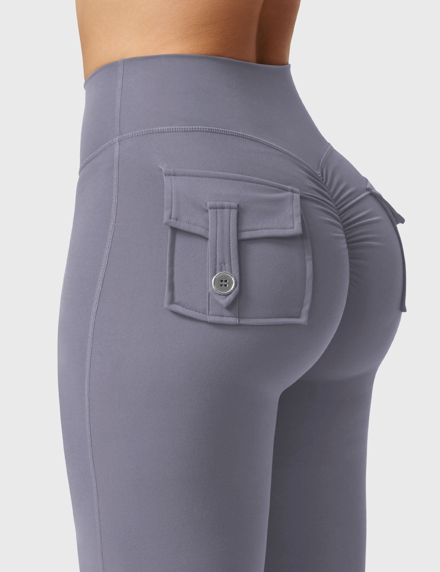 Velouré Brittany Flared Leggings with Pockets