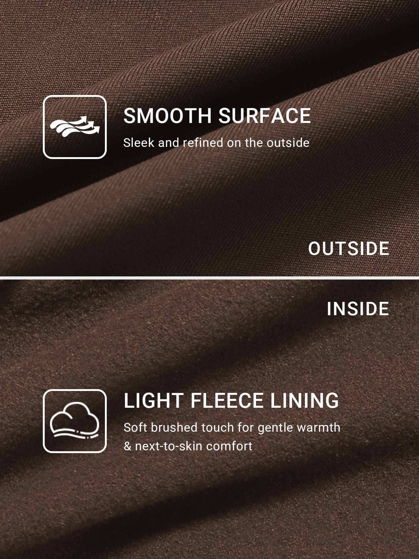 Velouré Eddiy 30.5" Fleece Straight Leggings