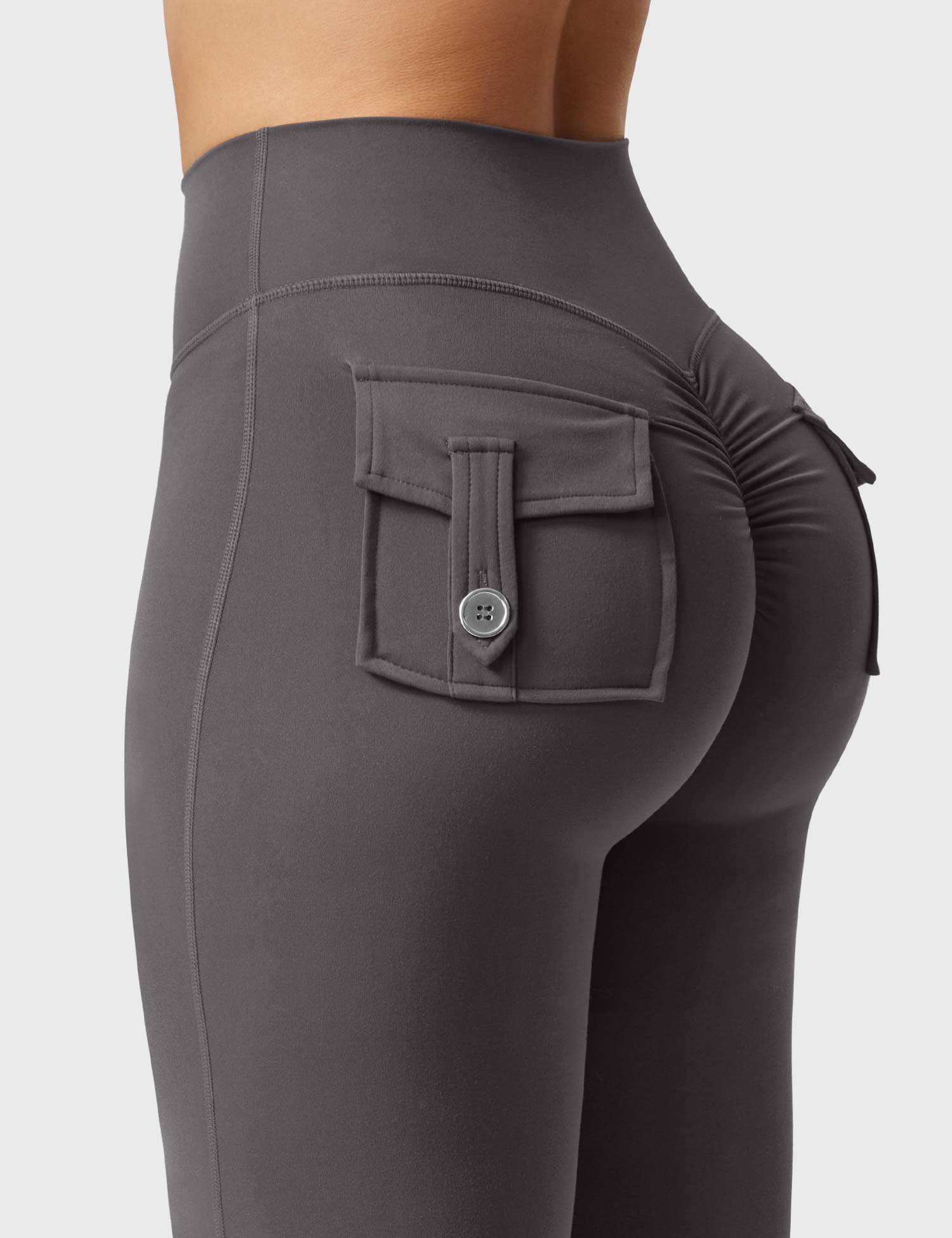 Velouré Brittany Flared Leggings with Pockets