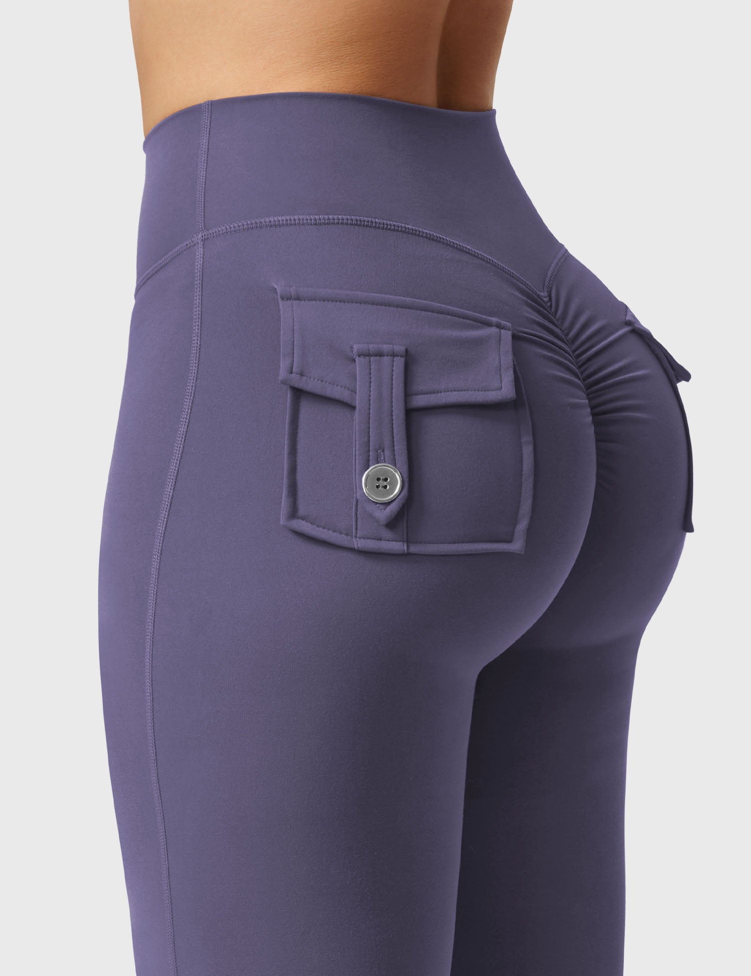 Velouré Brittany Flared Leggings with Pockets