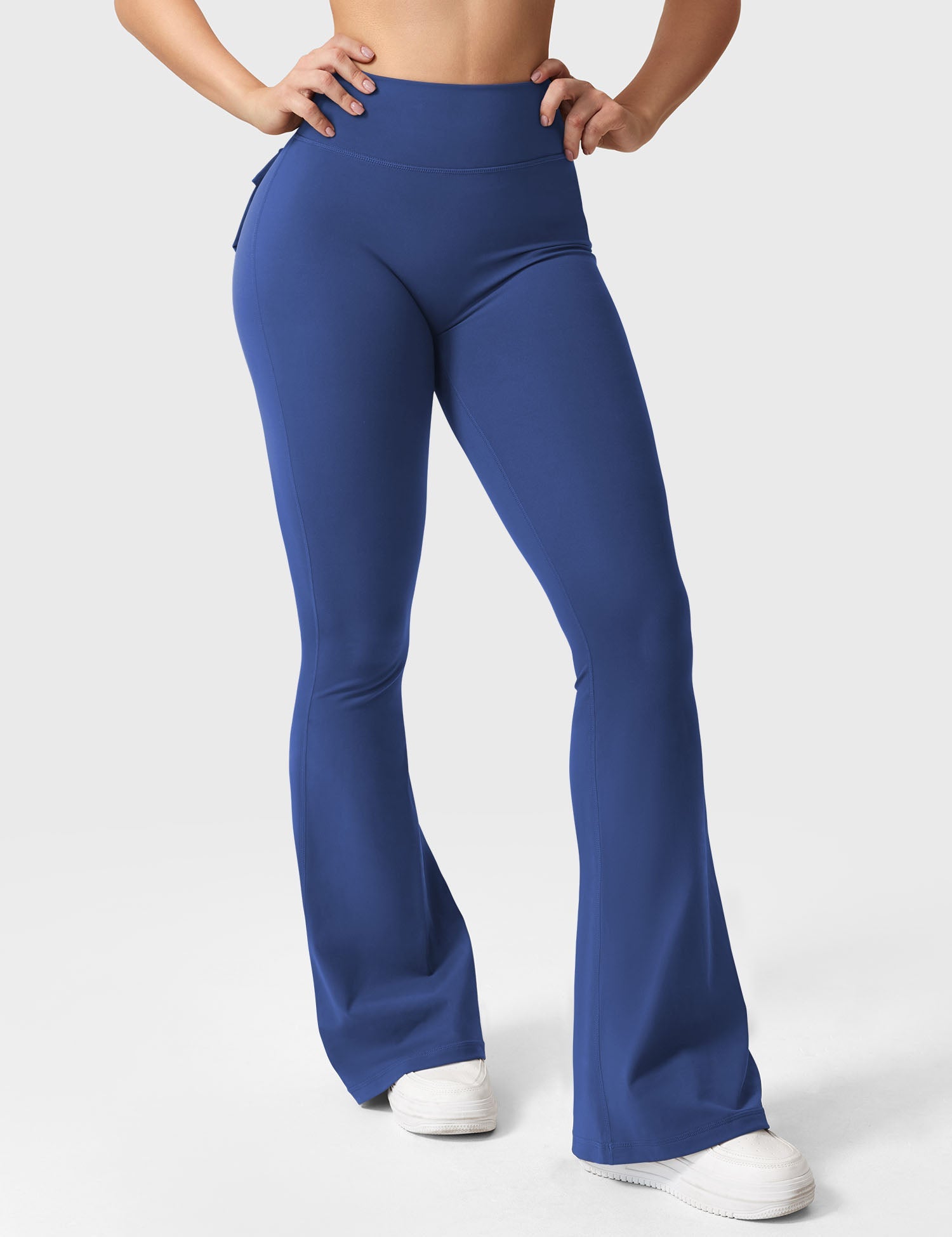 Velouré Brittany Flared Leggings with Pockets