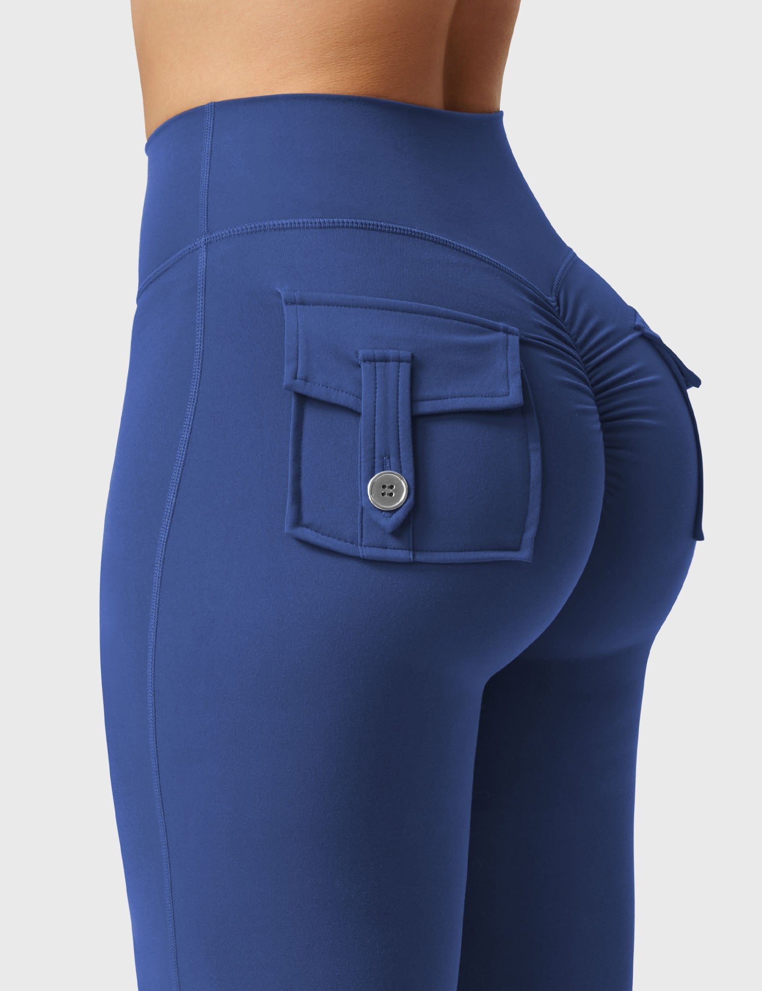 Velouré Brittany Flared Leggings with Pockets