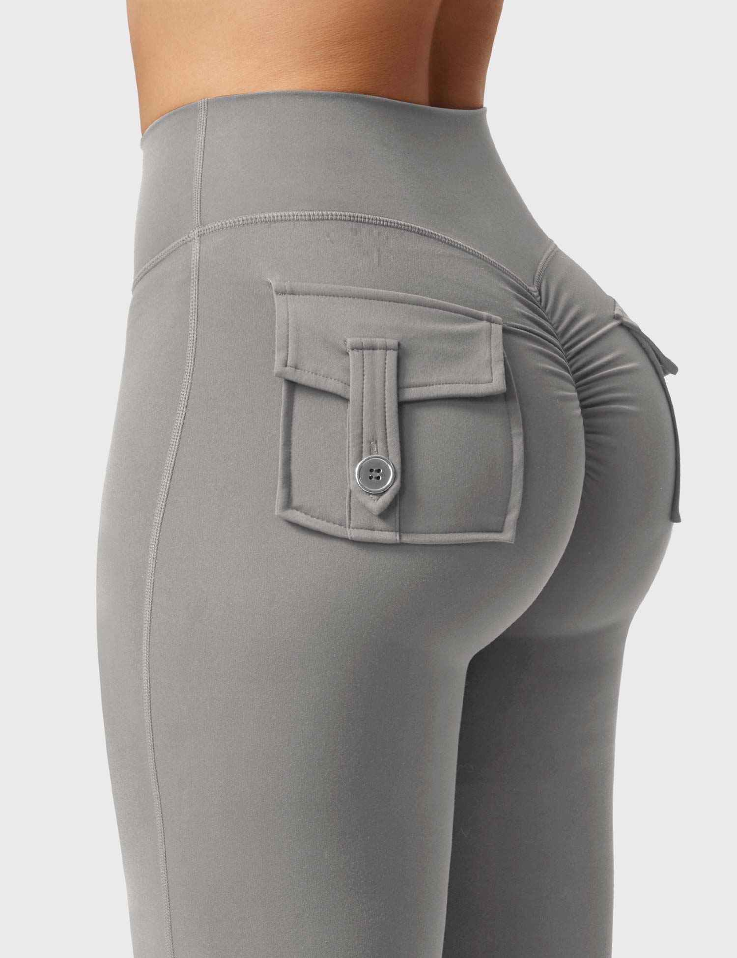 Velouré Brittany Flared Leggings with Pockets