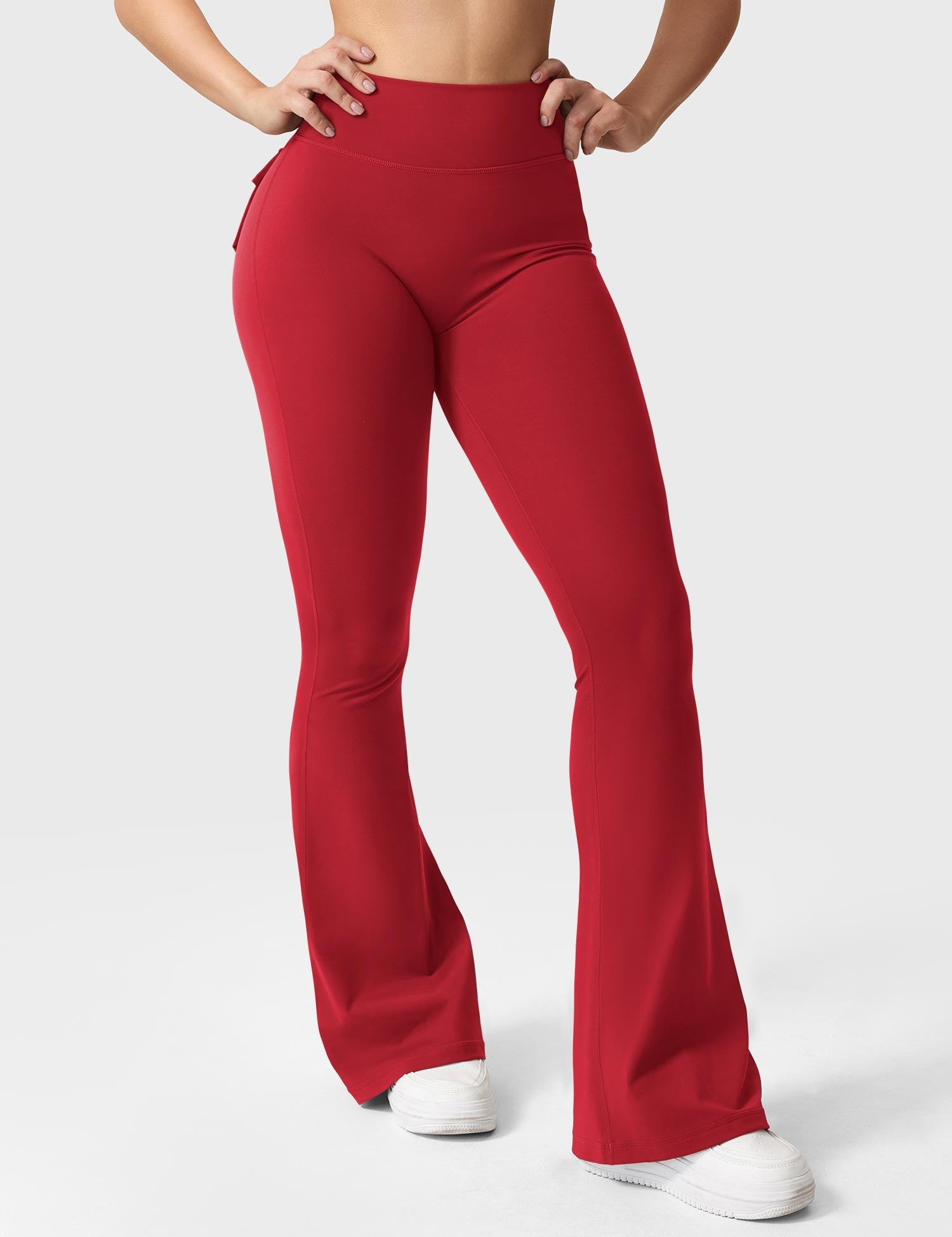 Velouré Brittany Flared Leggings with Pockets
