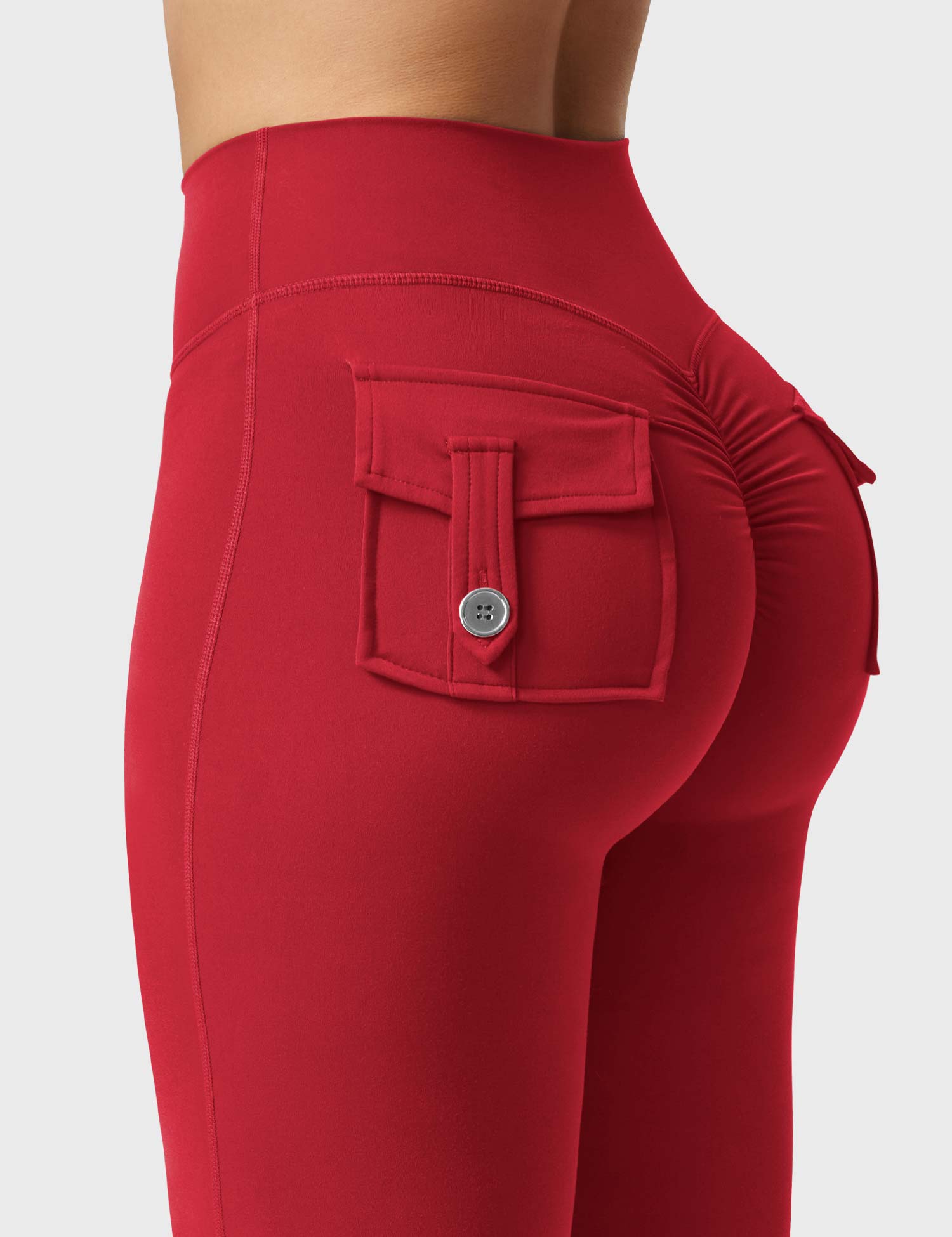 Velouré Brittany Flared Leggings with Pockets
