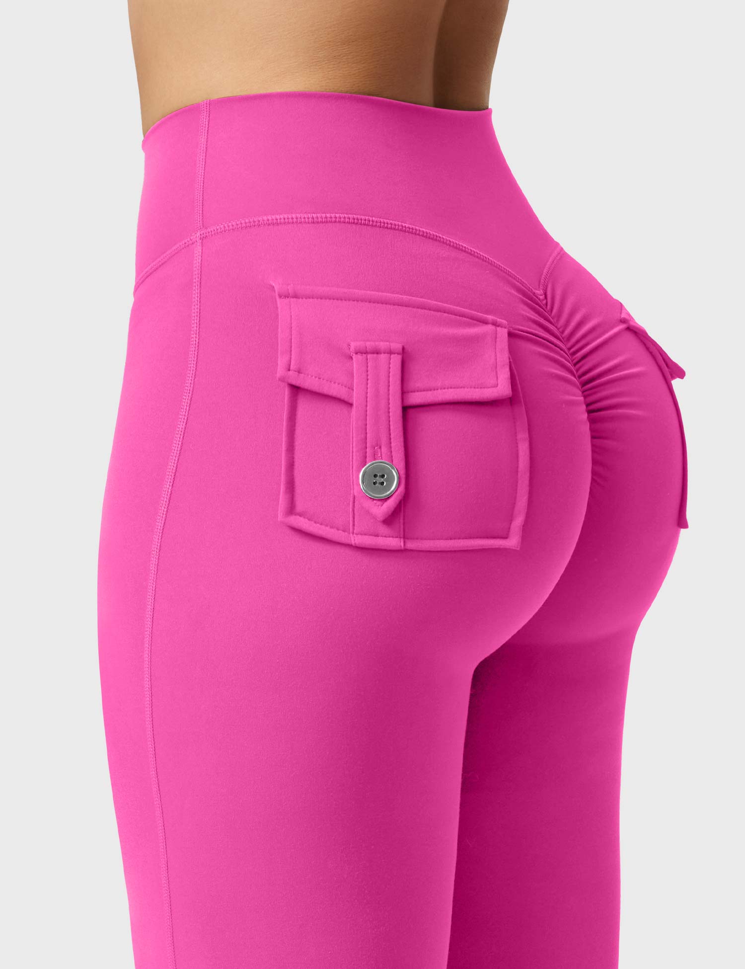 Velouré Brittany Flared Leggings with Pockets