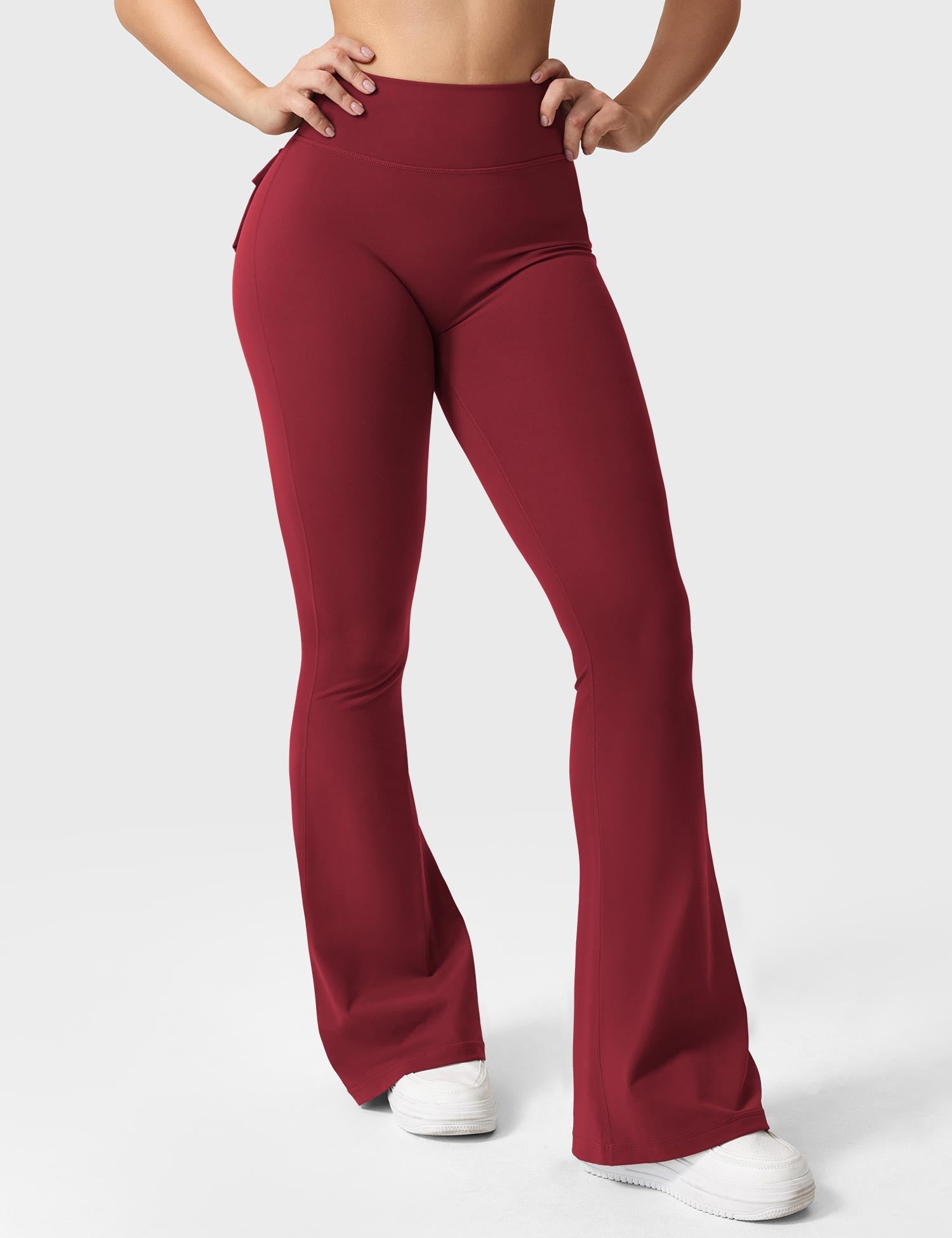 Velouré Brittany Flared Leggings with Pockets