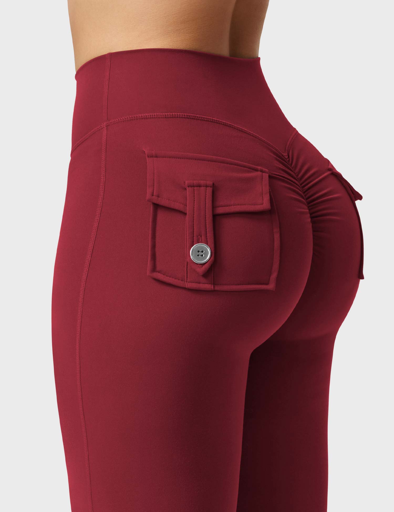 Velouré Brittany Flared Leggings with Pockets