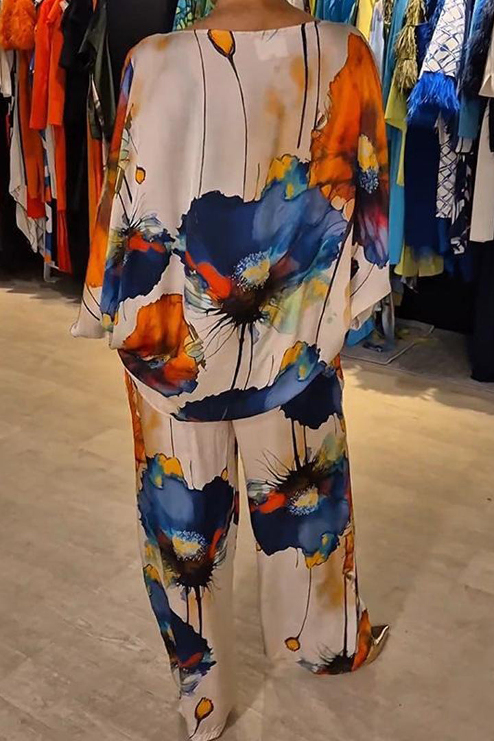 RILEY | ELEGANT PRINTED LOUNGE SET