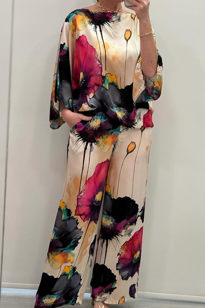 RILEY | ELEGANT PRINTED LOUNGE SET