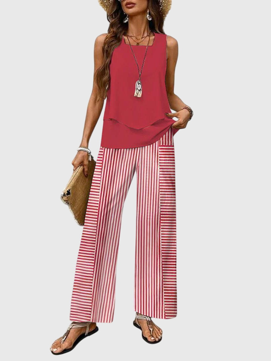 Annie | Elegant 2-Piece Summer Set