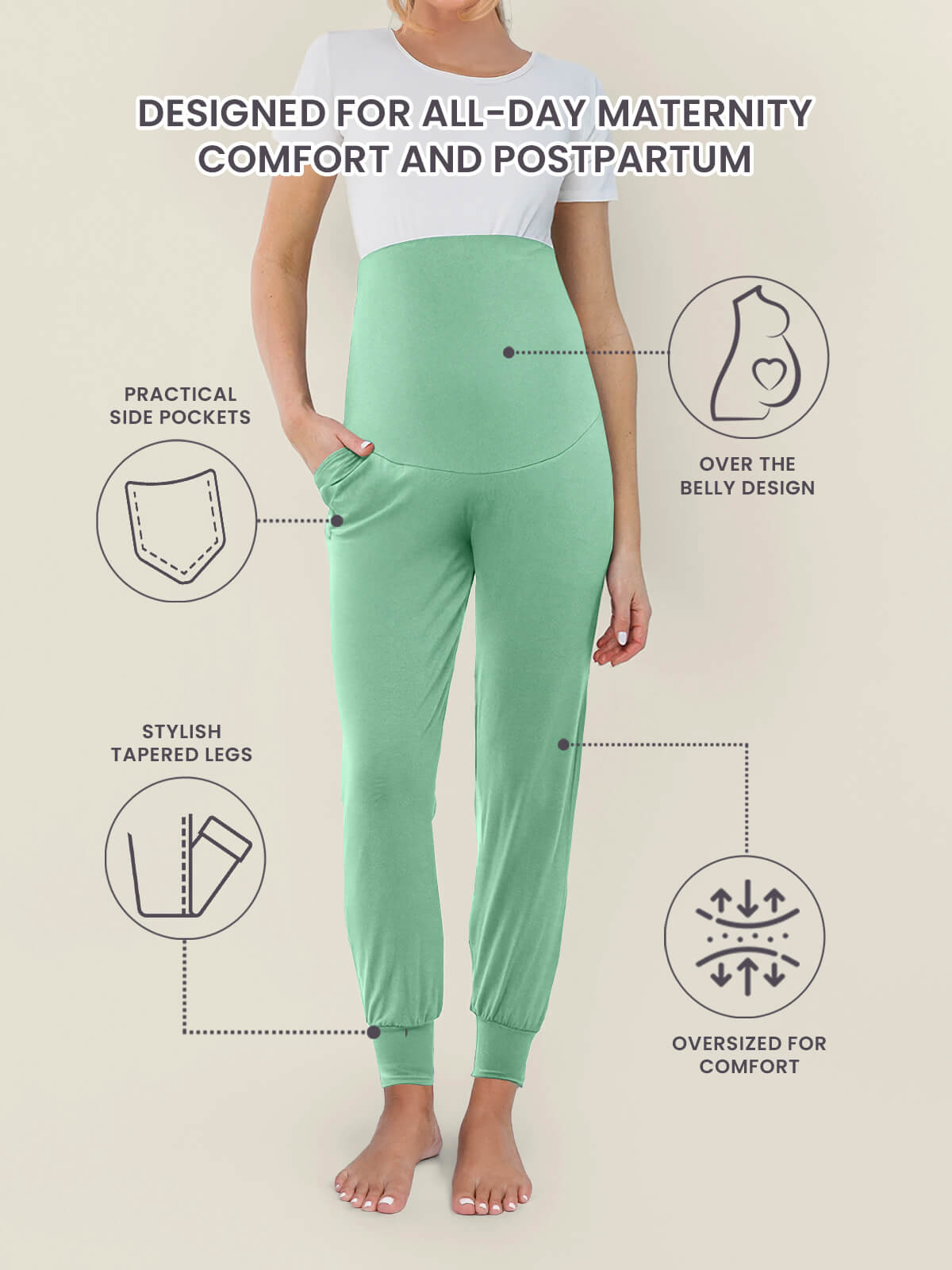 Cloud Pants Joggers - Maternity & Postpartum