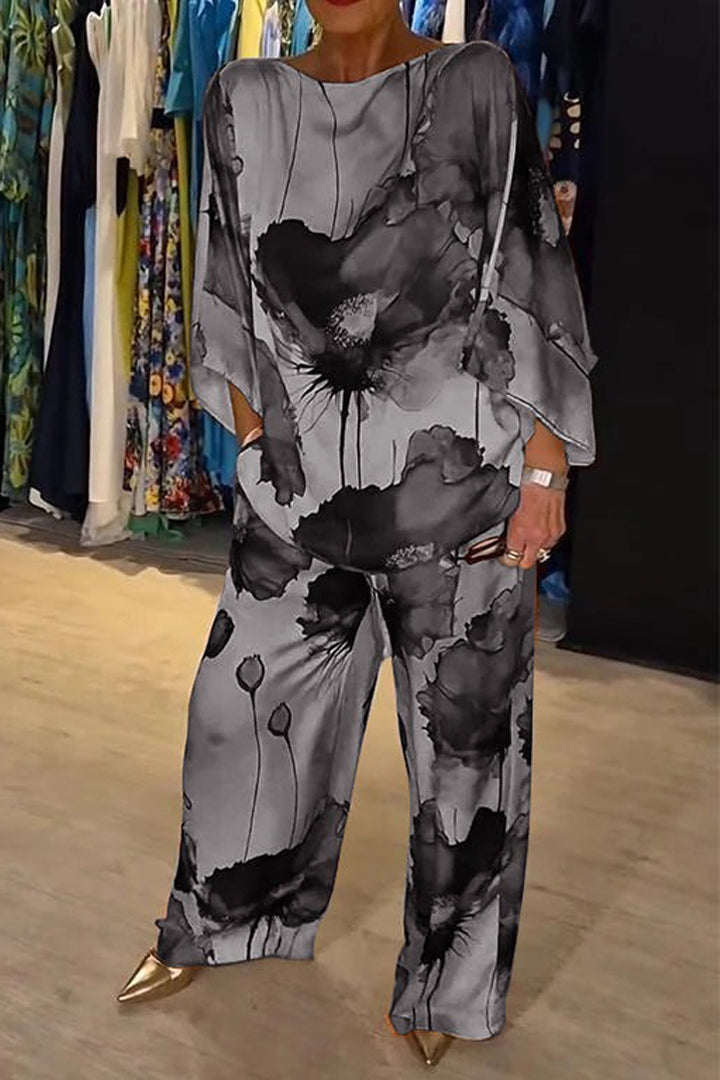 RILEY | ELEGANT PRINTED LOUNGE SET
