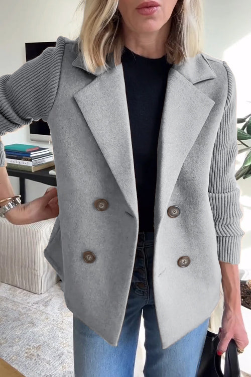 SORELLE | ELEGANT LIGHTWEIGHT KNIT-SLEEVE BLAZER