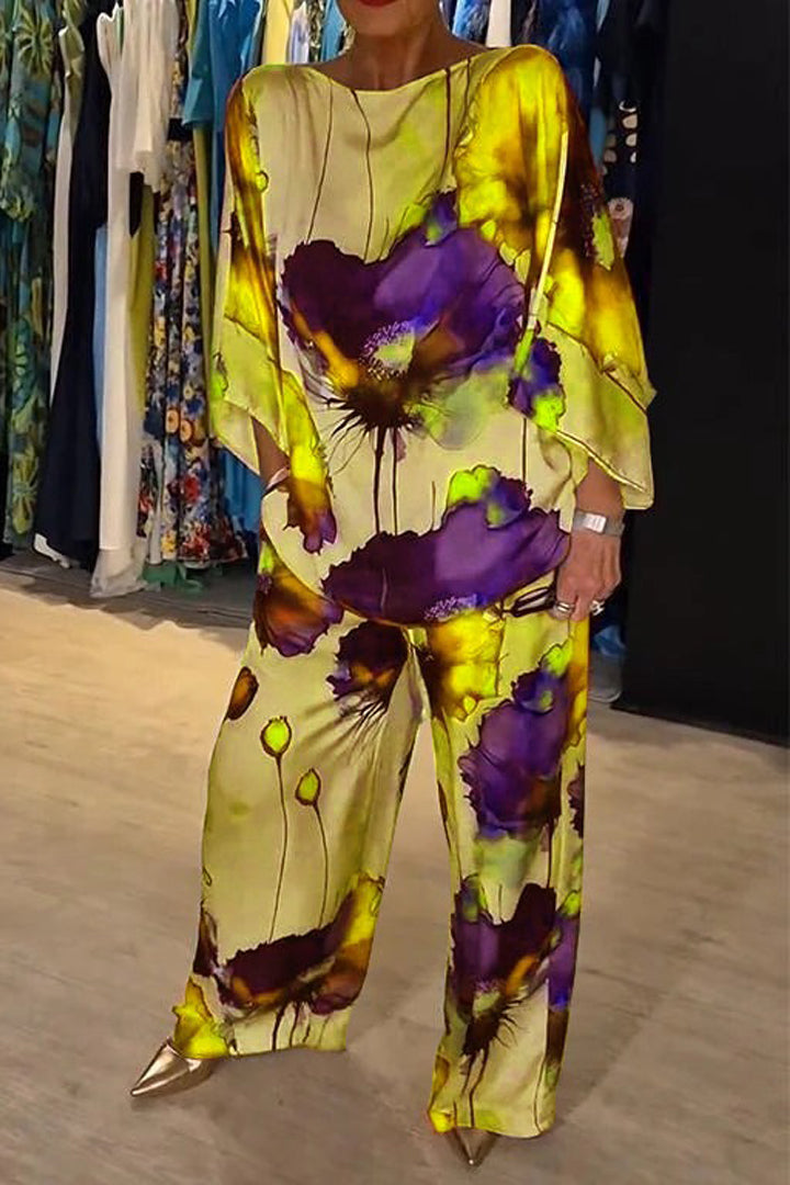 RILEY | ELEGANT PRINTED LOUNGE SET