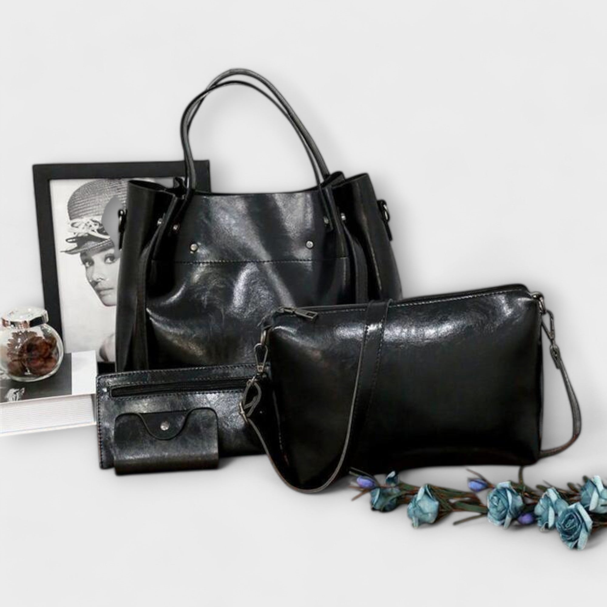 Barbara's Bags - 4-Piece Vintage Tote Set