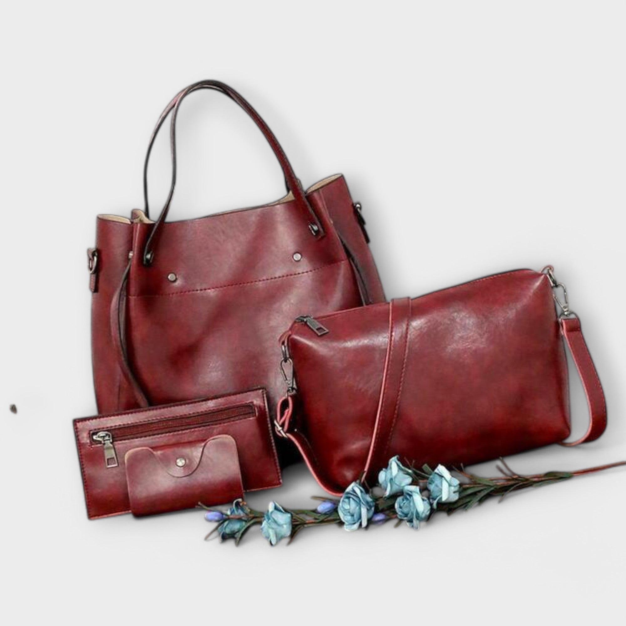 Barbara's Bags - 4-Piece Vintage Tote Set