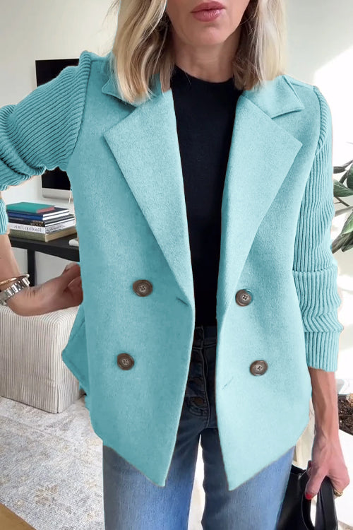 SORELLE | ELEGANT LIGHTWEIGHT KNIT-SLEEVE BLAZER