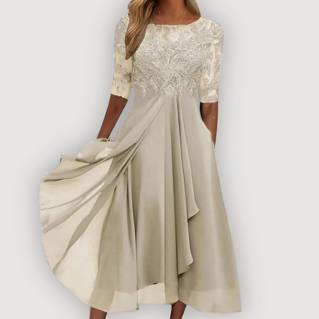 MARENNA | Elegant Midi Dress