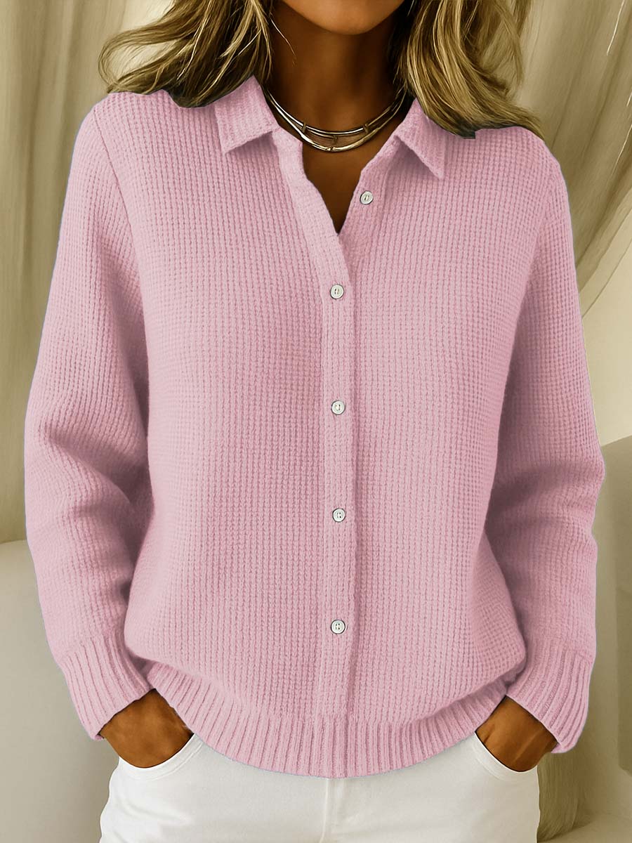Charlotte™ Classic Knit Button Cardigan