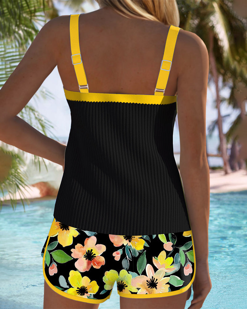 Two Piece Beach Tankini Pants